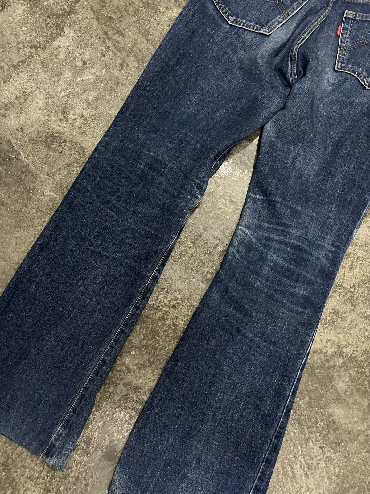 Japanese Brand 💥Flare💥Vintage 90’s Chevignon Distress Jean Size US 28 / EU 44 - 14 Thumbnail