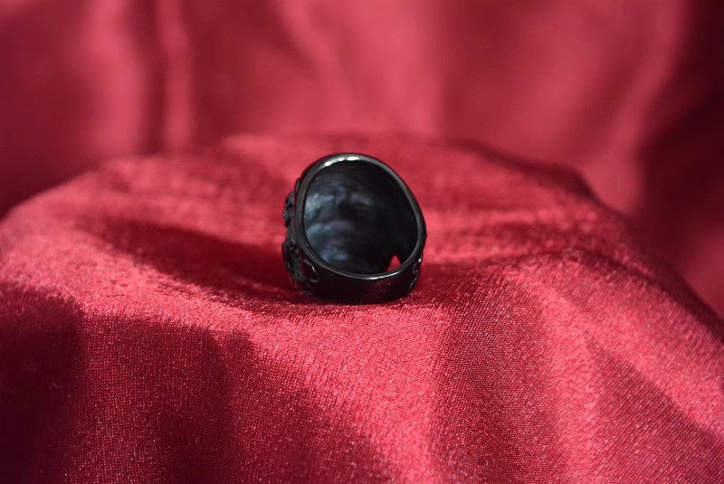 Jewelry Punk Jewelry Rings Open Size Chrome Ring (Size 7-13) Size ONE SIZE - 5 Thumbnail