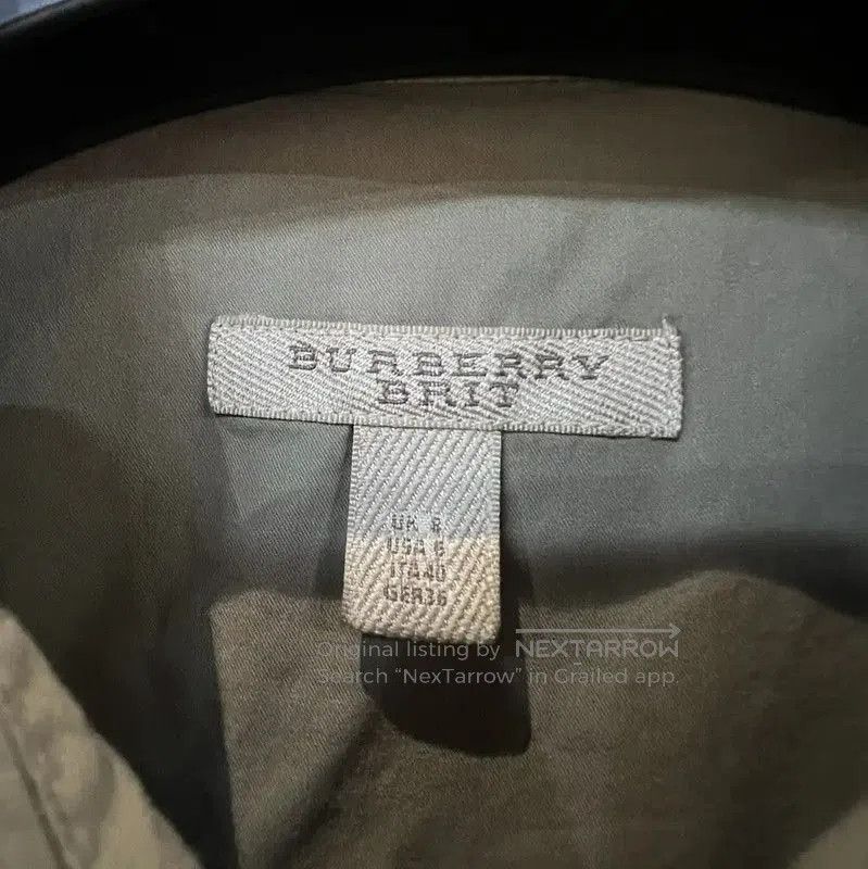 Burberry Burberry Green Cotton Women's Dress. Size M / US 6-8 / IT 42-44 - 4 Thumbnail