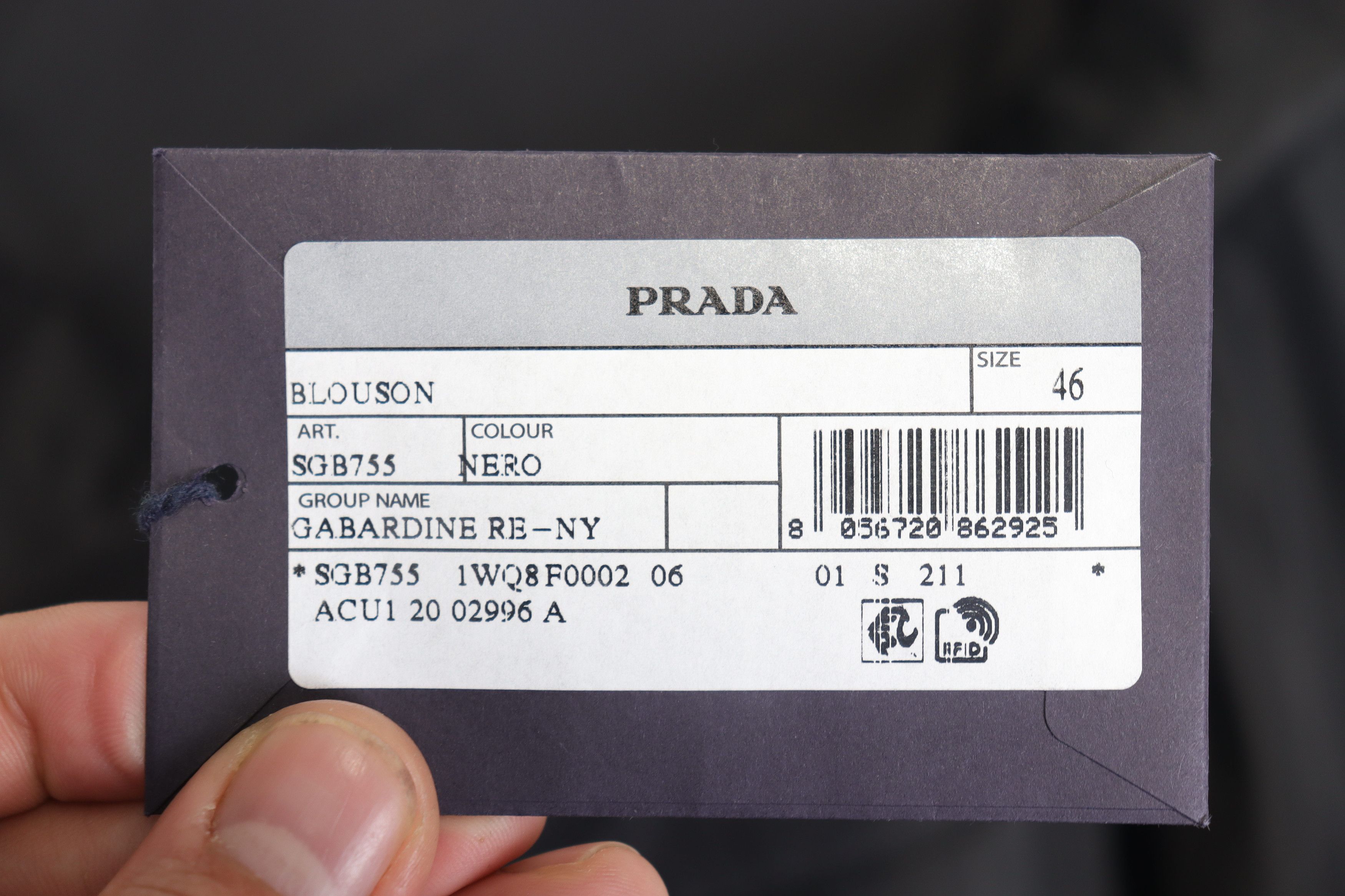 Prada o1rshd Re Nylon Triangle Logo Re-Nylon Blouson in Black Size US S / EU 44-46 / 1 - 19 Thumbnail