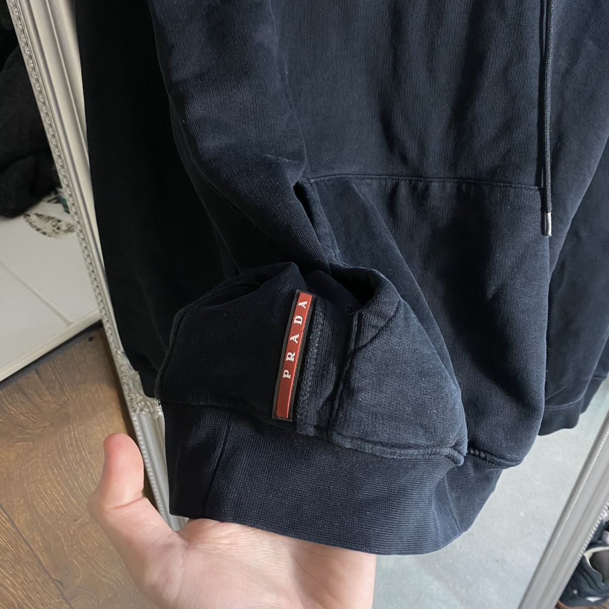 Prada Prada Hoodie Red Tab Size US L / EU 52-54 / 3 - 3 Thumbnail