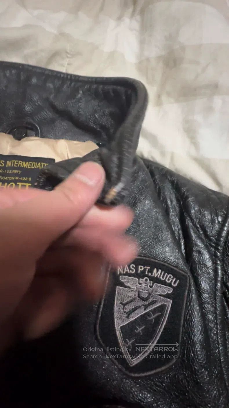 Schott Schott G1 vintage distressed flight jacket Size US L / EU 52-54 / 3 - 1 Thumbnail