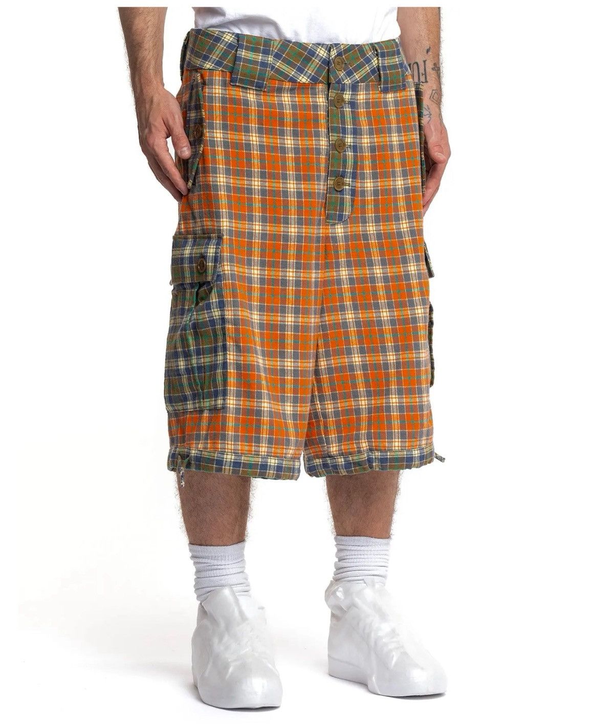 Aris Tatalovich Aris Tatalovic Plaid Shorts Size US 36 / EU 52 - 2 Thumbnail