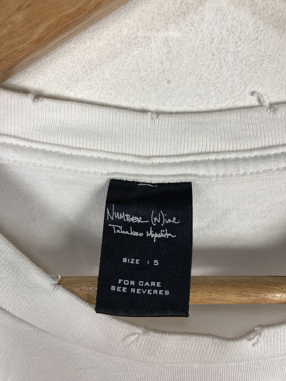 Number (N)ine Vintage Number Nine SS04 Dont Trick The Government Skull Tee Size US L / EU 52-54 / 3 - 5 Thumbnail