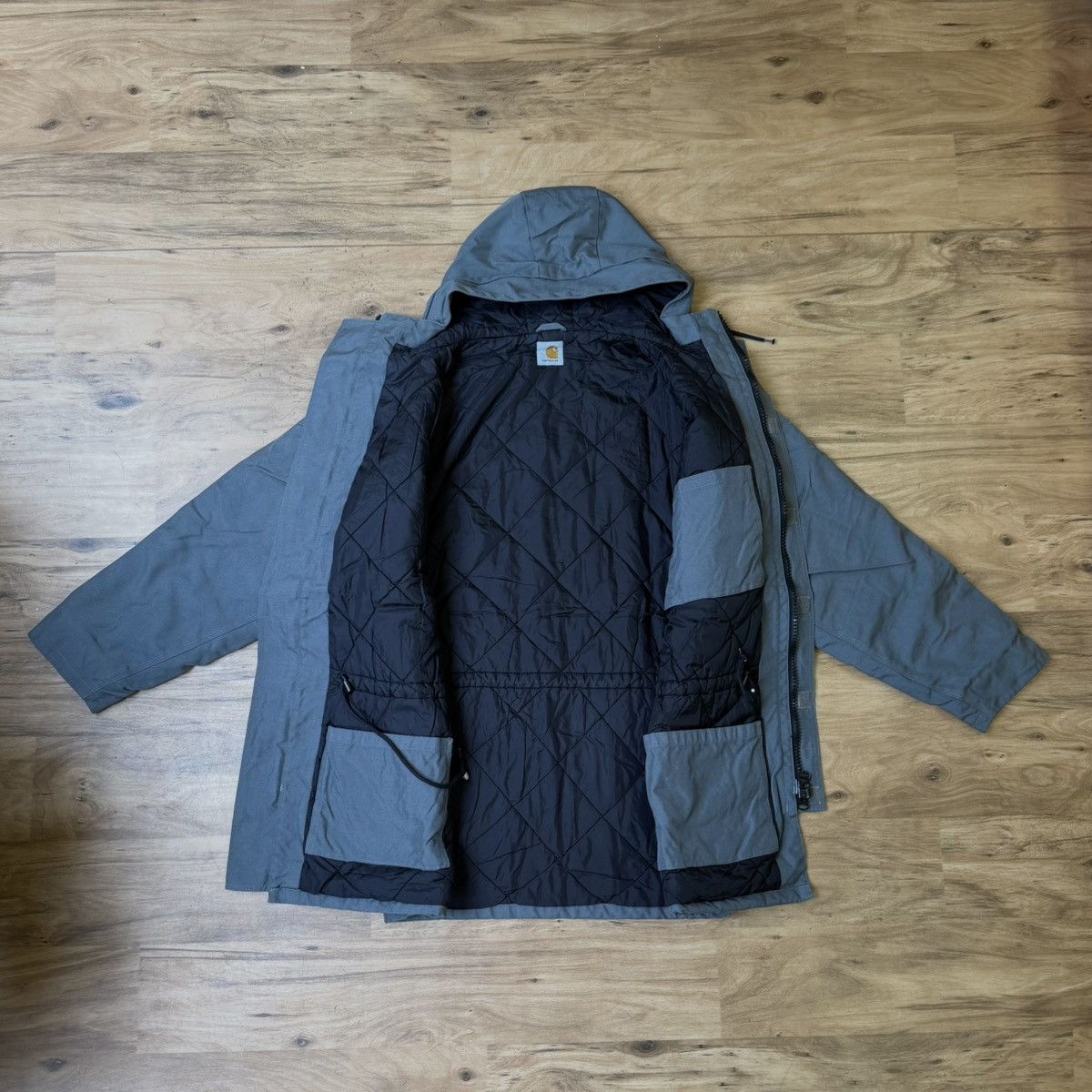 Carhartt Vintage Carhartt Hooded Insulated Cordura Jacket Parka Size US L / EU 52-54 / 3 - 10 Thumbnail
