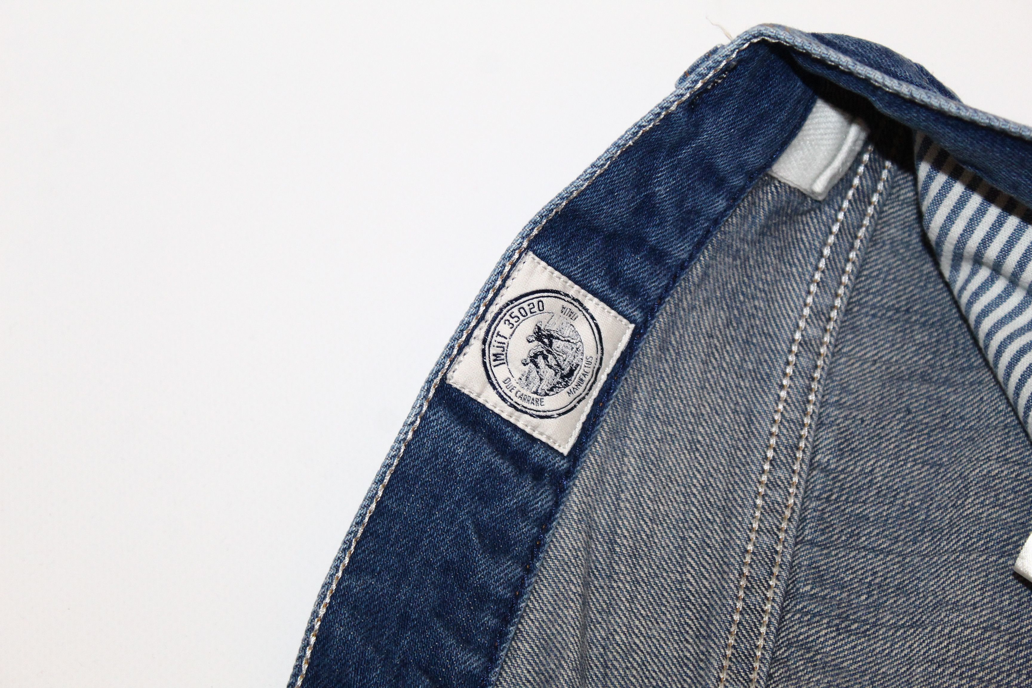 Blue Blue Japan IMjiT35020 803 F18 AGHI STRETTI 14oz selvedge natural indigo Size US 32 / EU 48 - 11 Thumbnail