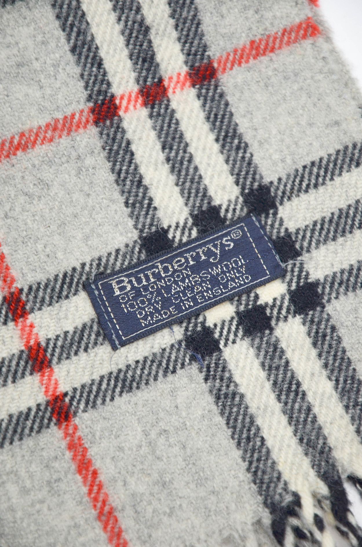 Burberry Burberrys Nova Check Wool Scarf – One Size (Made in England) Size ONE SIZE - 3 Thumbnail