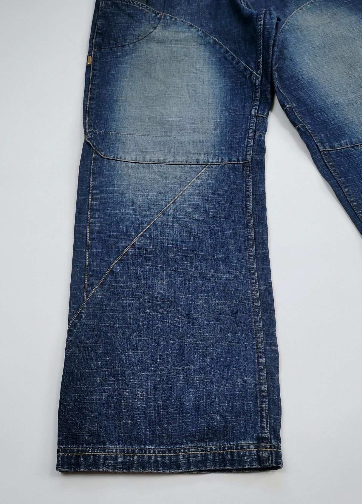 Phat Farm Baggy Vintage Phat Farm Double Knee Denim Jeans Size US 41 - 5 Thumbnail