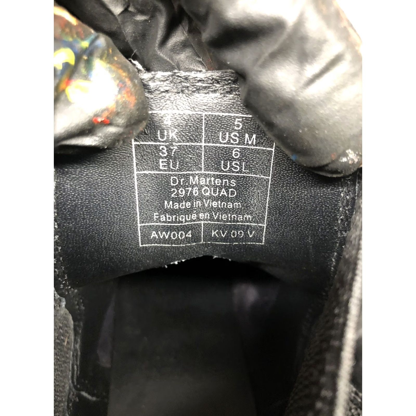 Dr. Martens Dr. Martens 2976 Quad Chelsea Boots Black Smooth Leather Platform US 6 L / 5 M Size US 4 / IT 34 - 5 Thumbnail