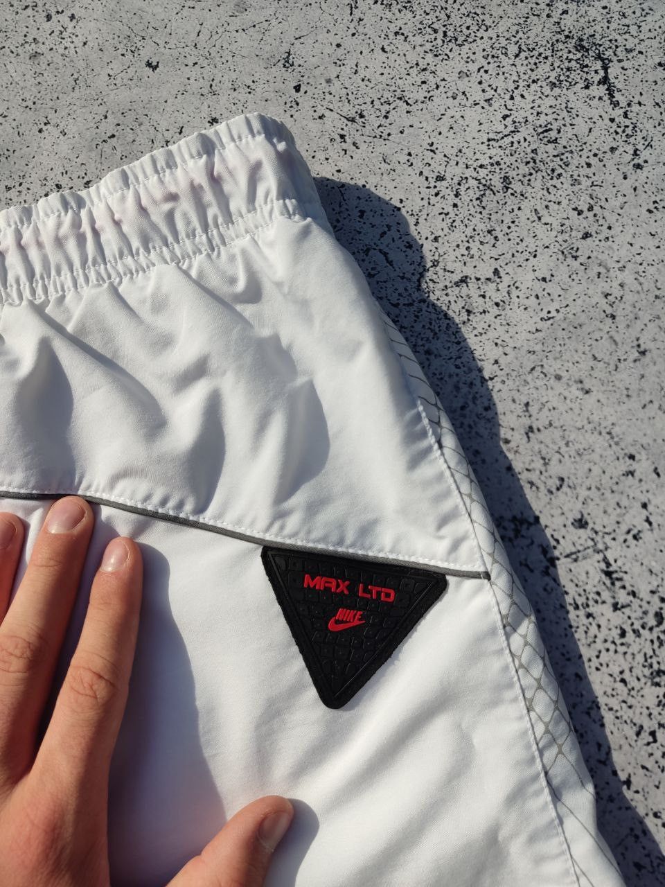 Nike × Vintage Vintage Nike Drill Shorts Nylon Small Swoosh Y2K USA ACG Size US 31 - 5 Thumbnail