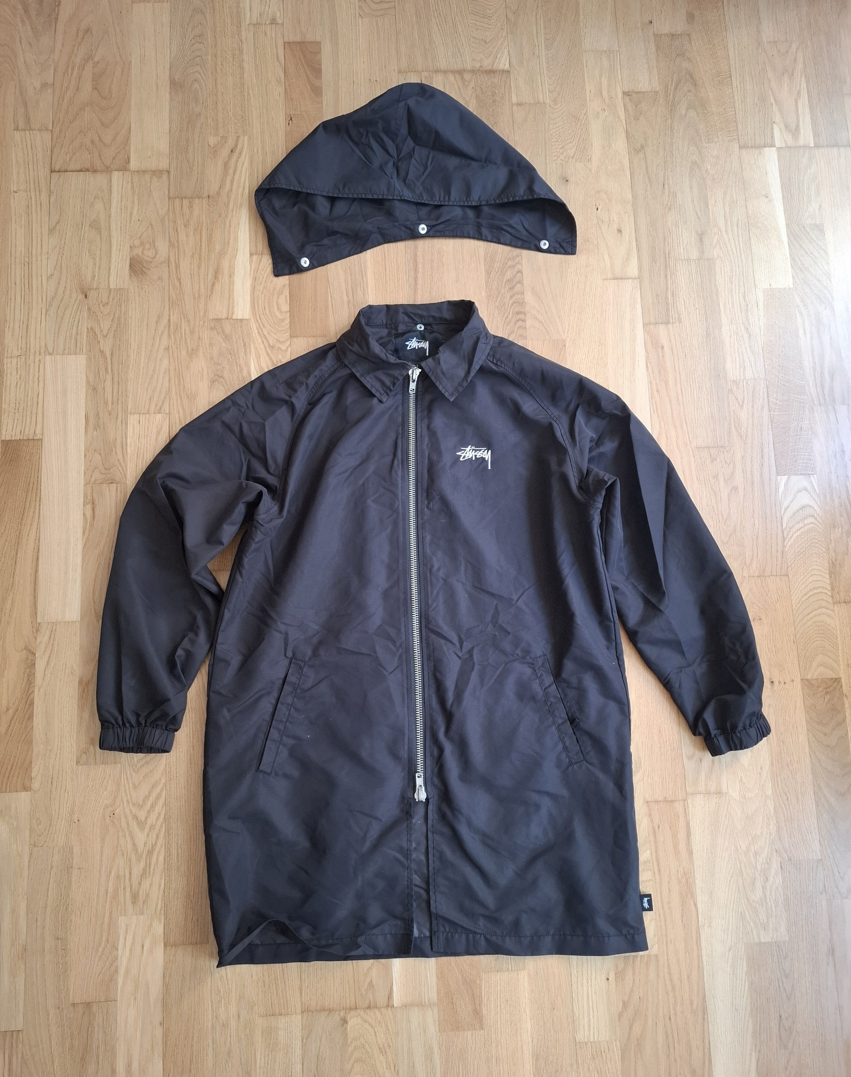 Stussy Back logo nylon raincoat Size US M / EU 48-50 / 2 - 4 Thumbnail