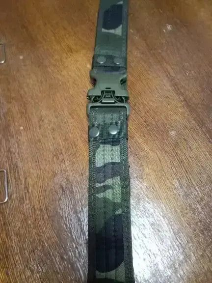 Other Army Style Combat Belt Set Quick Release Tactical Belts Size ONE SIZE - 3 Thumbnail