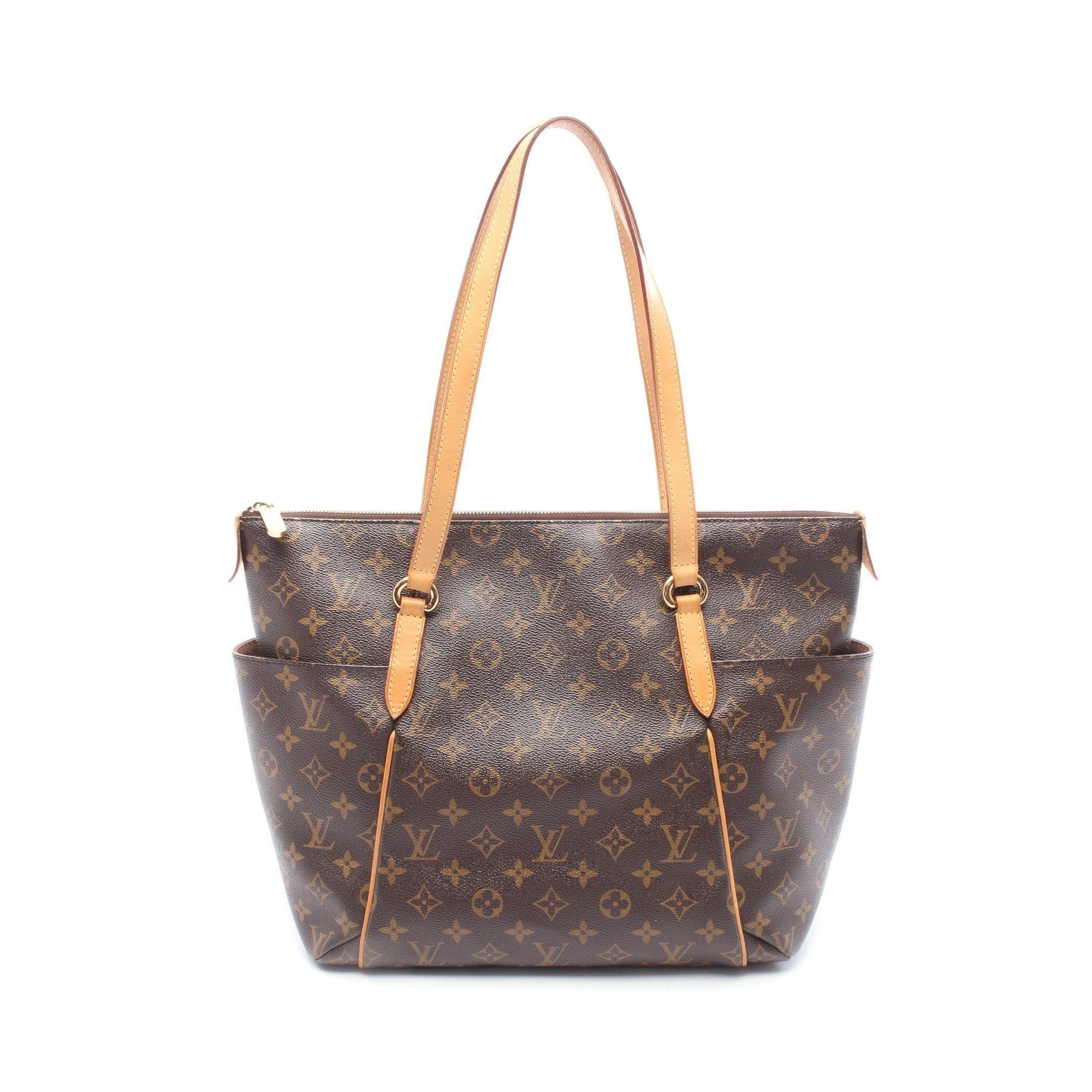 Louis Vuitton Louis Vuitton Totally Mm Monogram Shoulder Bag Tote Leather Brown Size ONE SIZE - 1 Thumbnail