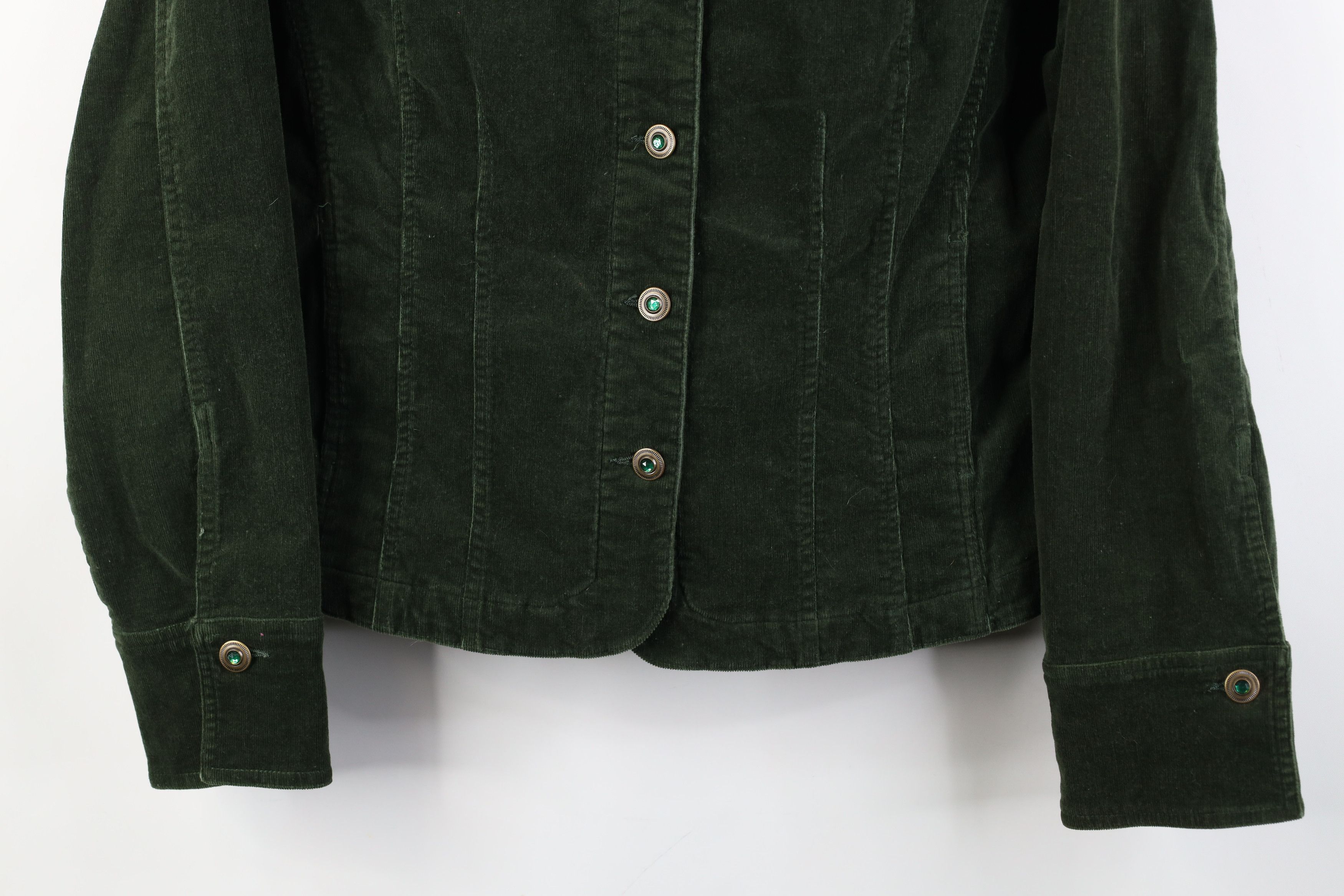 Vintage Vintage 90s Y2K Streetwear Babydoll Corduroy Trucker Jacket Size L / US 10 / IT 46 - 3 Thumbnail