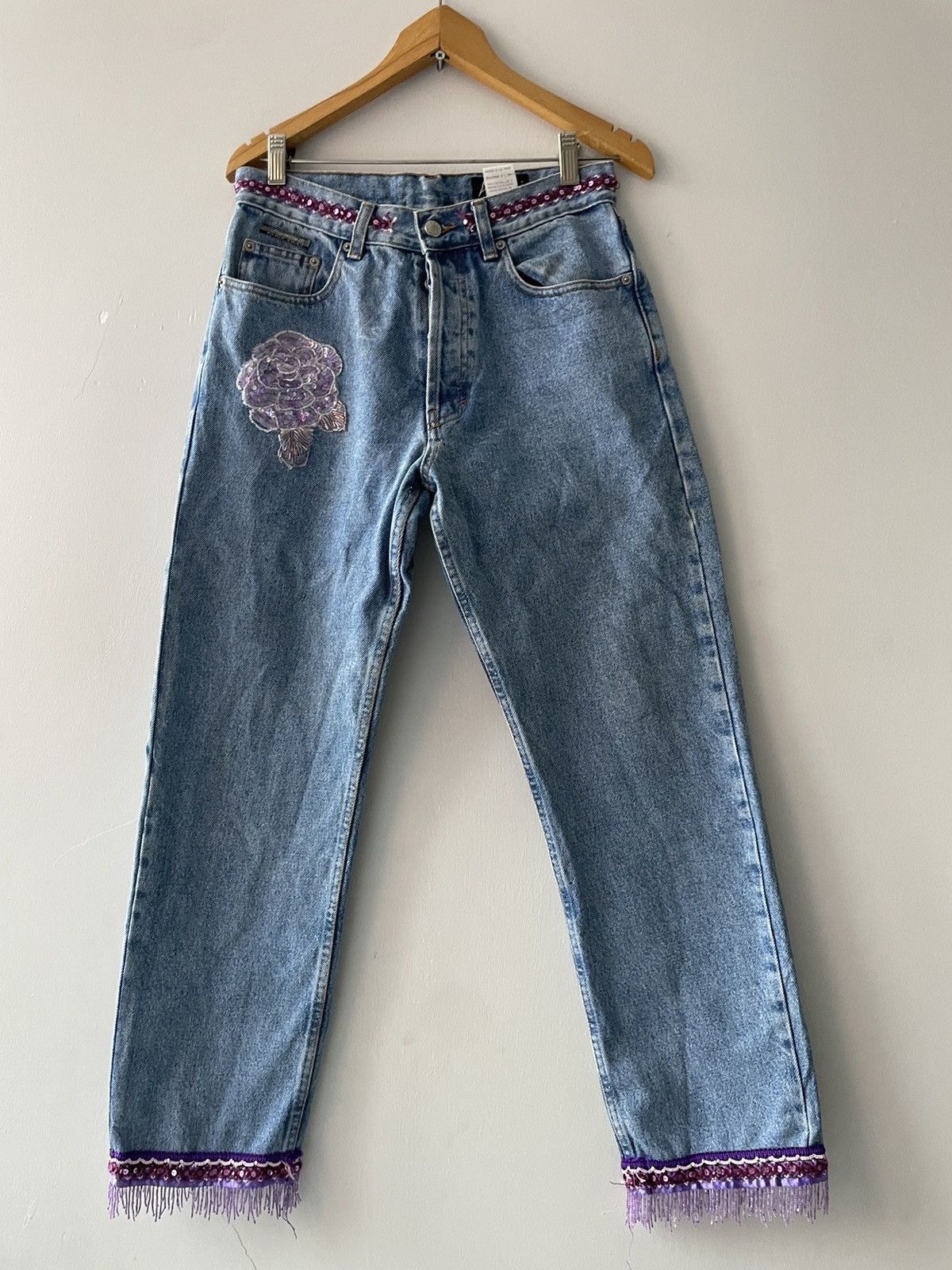 Vintage 90’s parisian jean Size 27" / US 4 / IT 40 - 13 Thumbnail