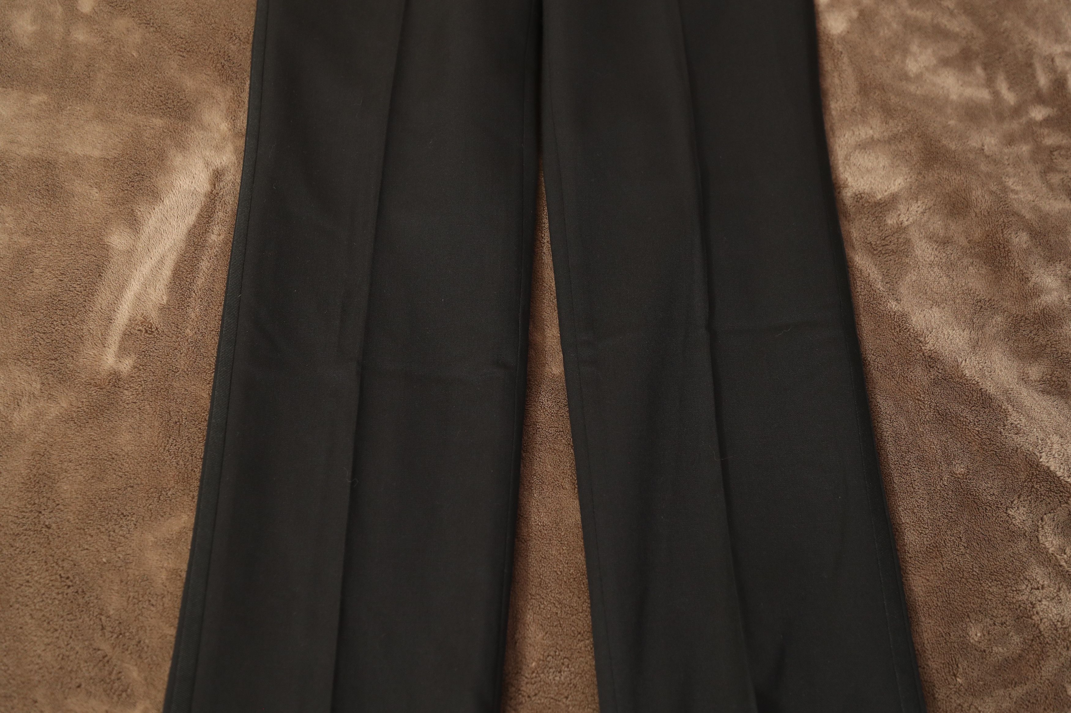 Vintage Super 130's Fine Worsted Wool Slim Pants (30x31) Size US 30 / EU 46 - 11 Thumbnail