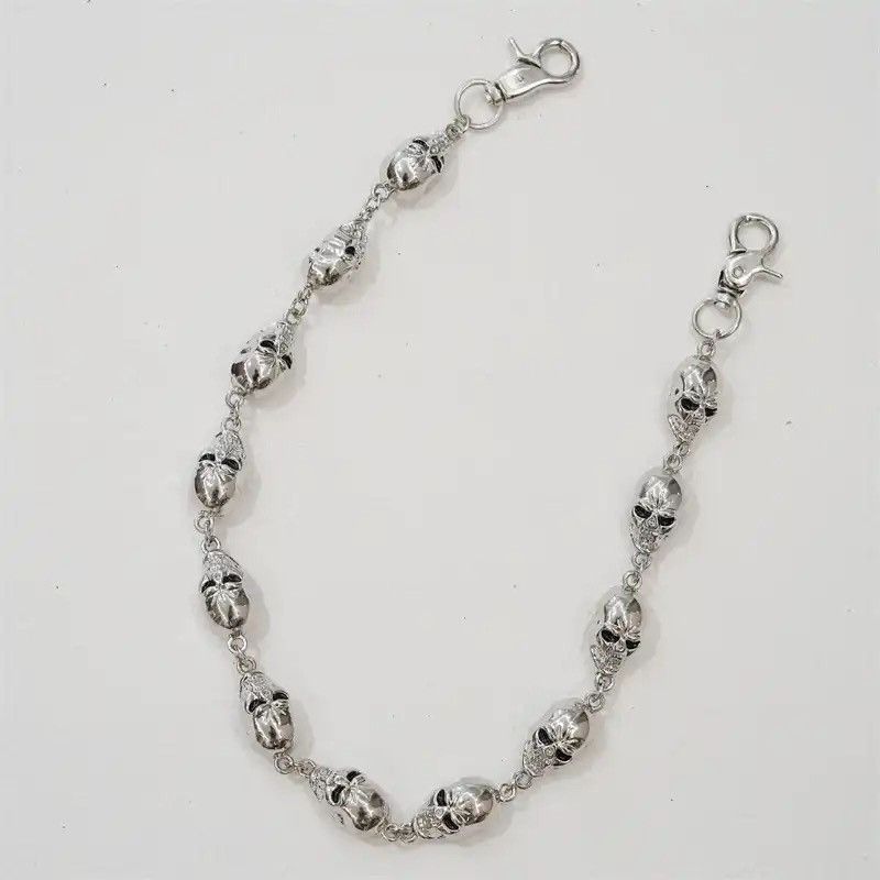 Other 59CM Men's Waist Key Chain Skull Head Size ONE SIZE - 5 Thumbnail