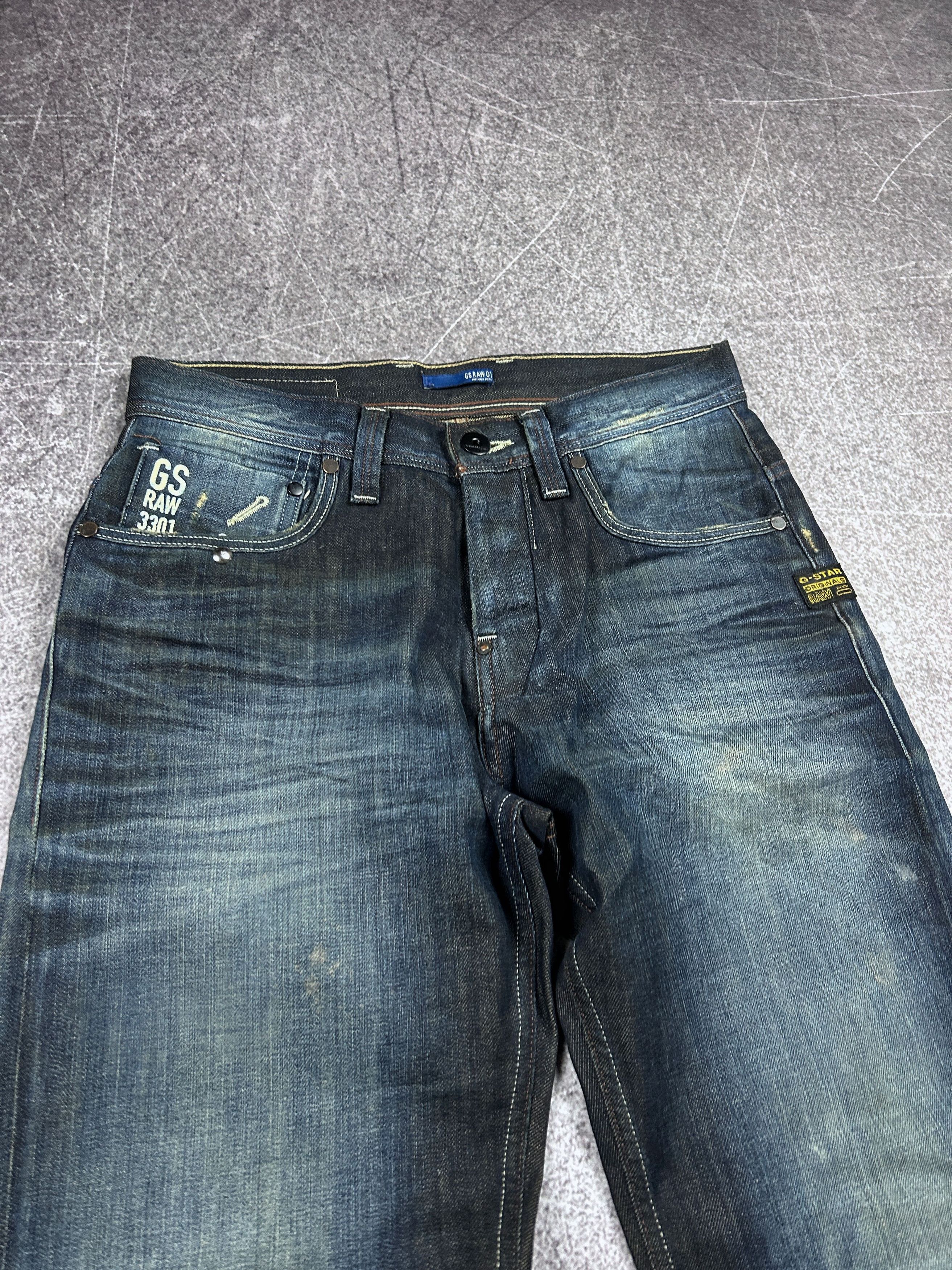 Designer VTG Yohji Yamamoto Raf Simons Opium Style Washed Jeans 90s Size US 30 / EU 46 - 5 Thumbnail