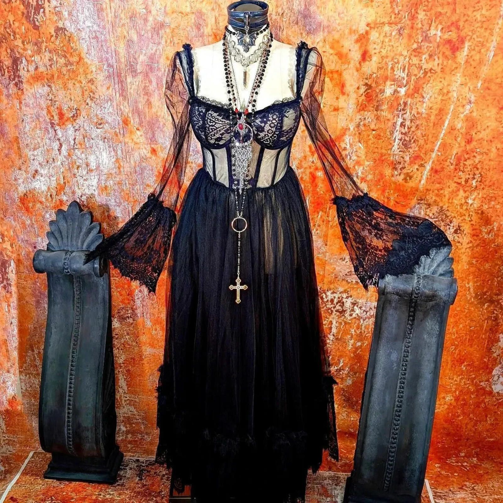 dance with death maxi dress Dolls Kill Widow Dance With Death Maxi Dress Navy Jamaica