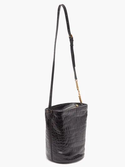 Saint Laurent Paris o1bcso1str1225 Size:OS/Vintage Bucket Bag in Black Size ONE SIZE - 2 Thumbnail