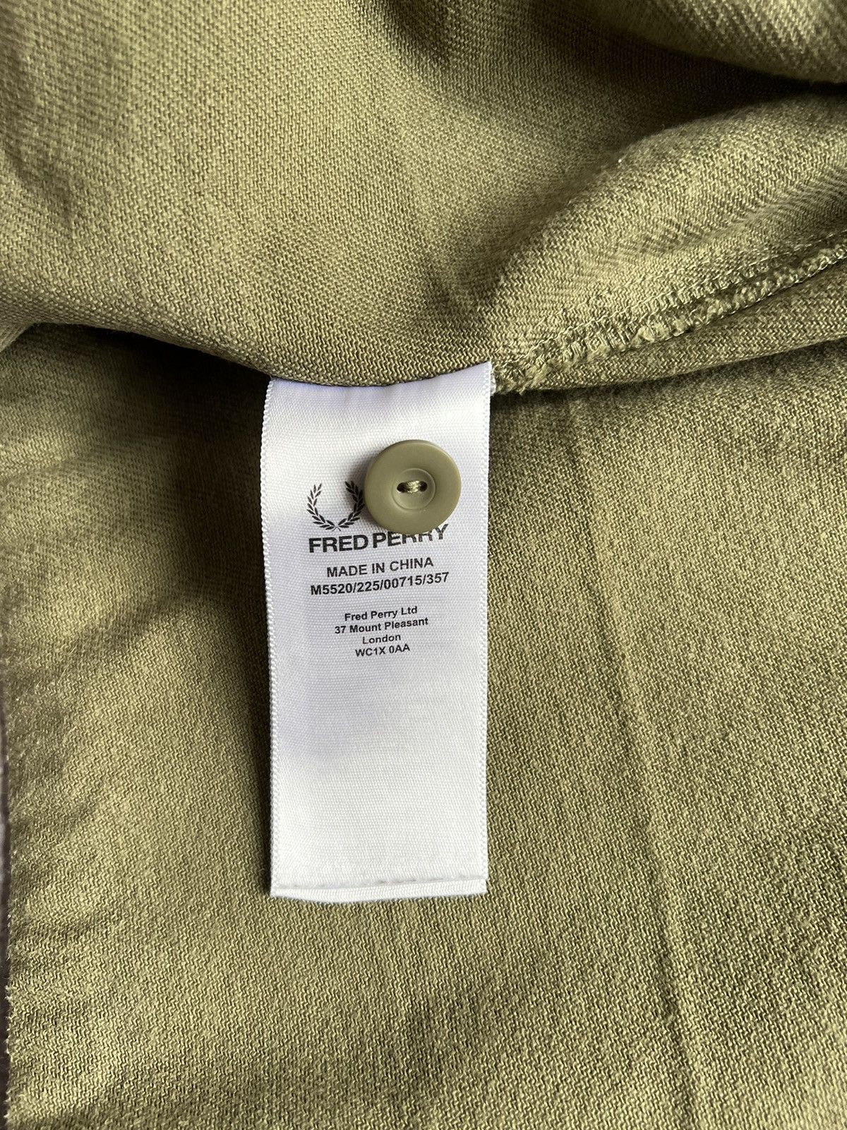 Fred Perry Fred Perry Twill Overshirt Warm Stone Khaki Mens XXL Size US XXL / EU 58 / 5 - 9 Thumbnail