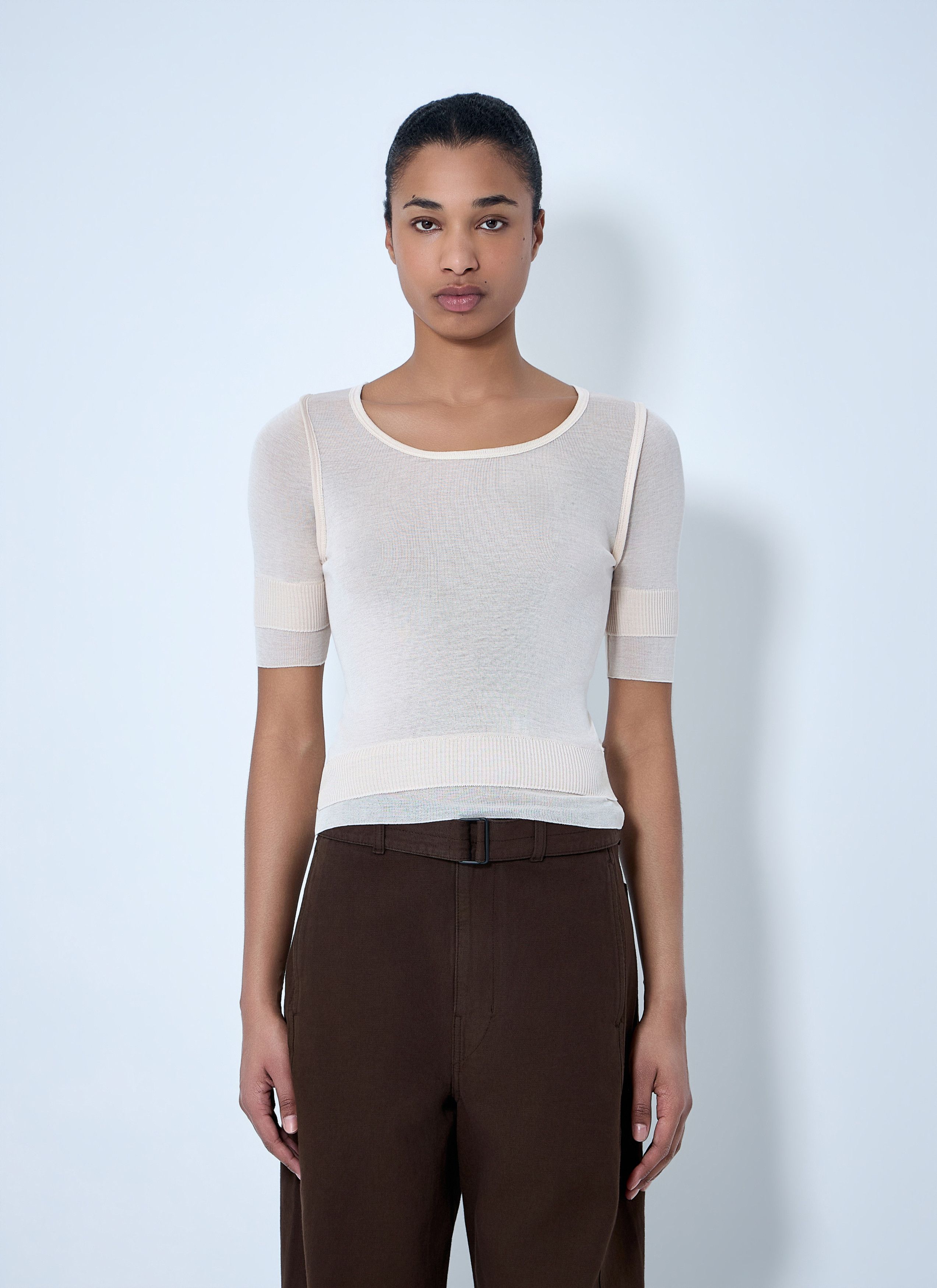 Lemaire Sheer Knit Top Size S / US 4 / IT 40 - 1 Thumbnail