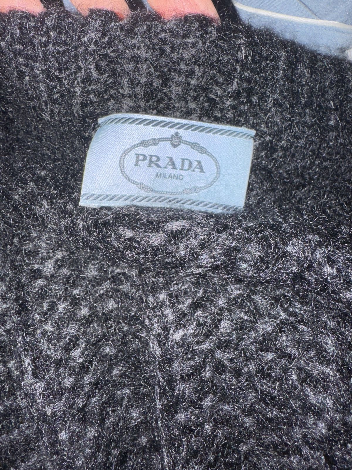 Prada Prada Women’s Black Mohair Sweater Size S / US 4 / IT 40 - 6 Thumbnail