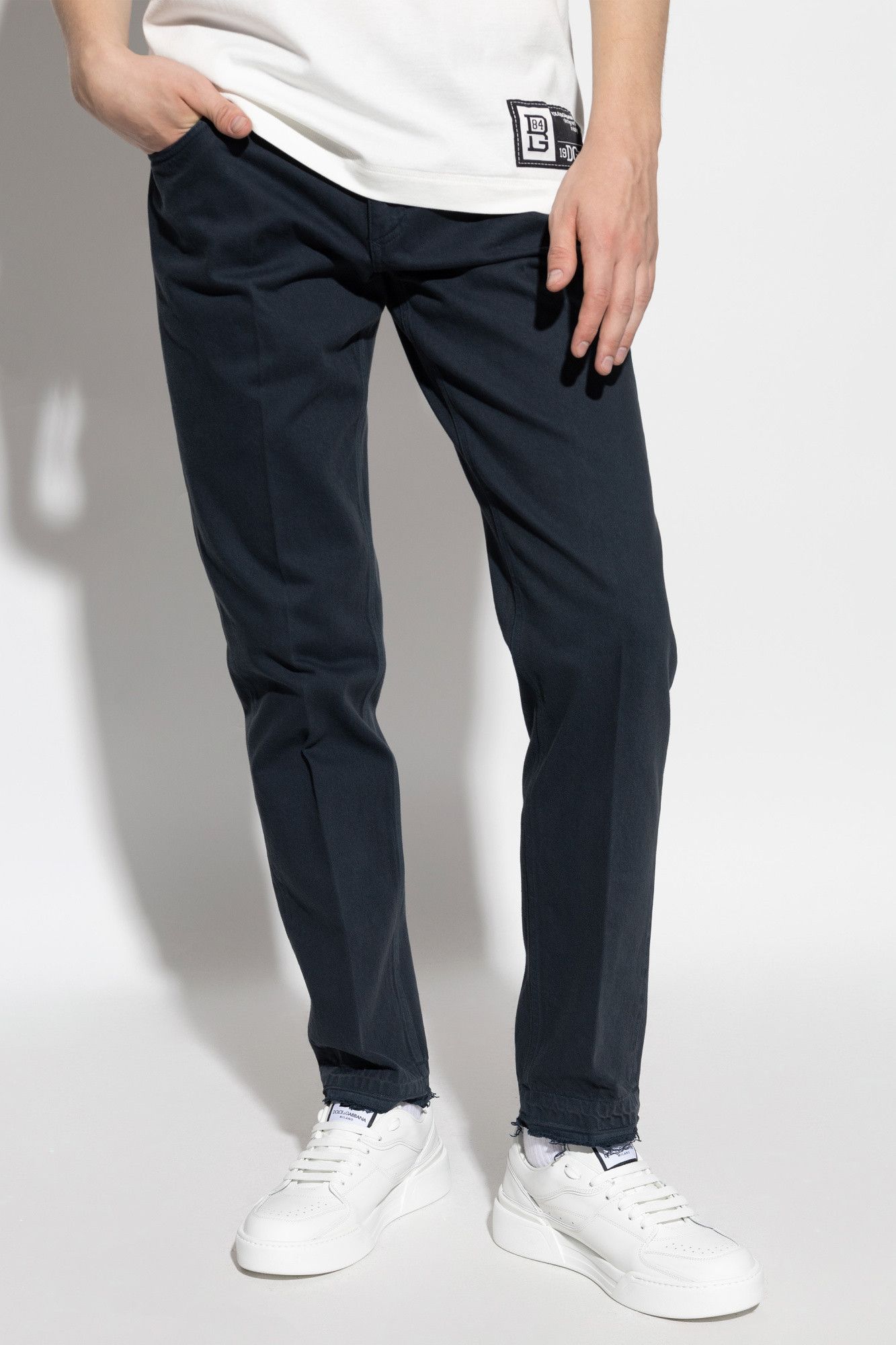 Dolce & Gabbana o1s22i1n0225 Regular Jeans in Dark Blue Size US 32 / EU 48 - 3 Thumbnail