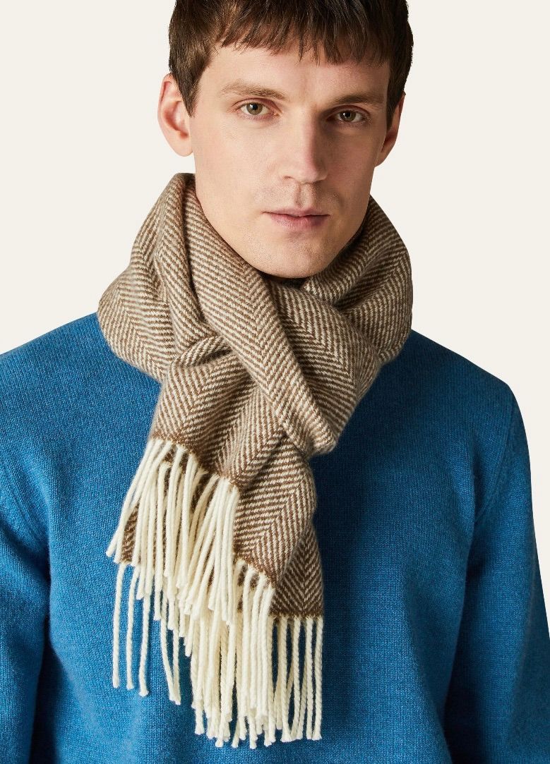 Loro Piana o1srvl11e0325 FAN4014 Size: OS / Sciarpa Scarf Size ONE SIZE - 2 Thumbnail