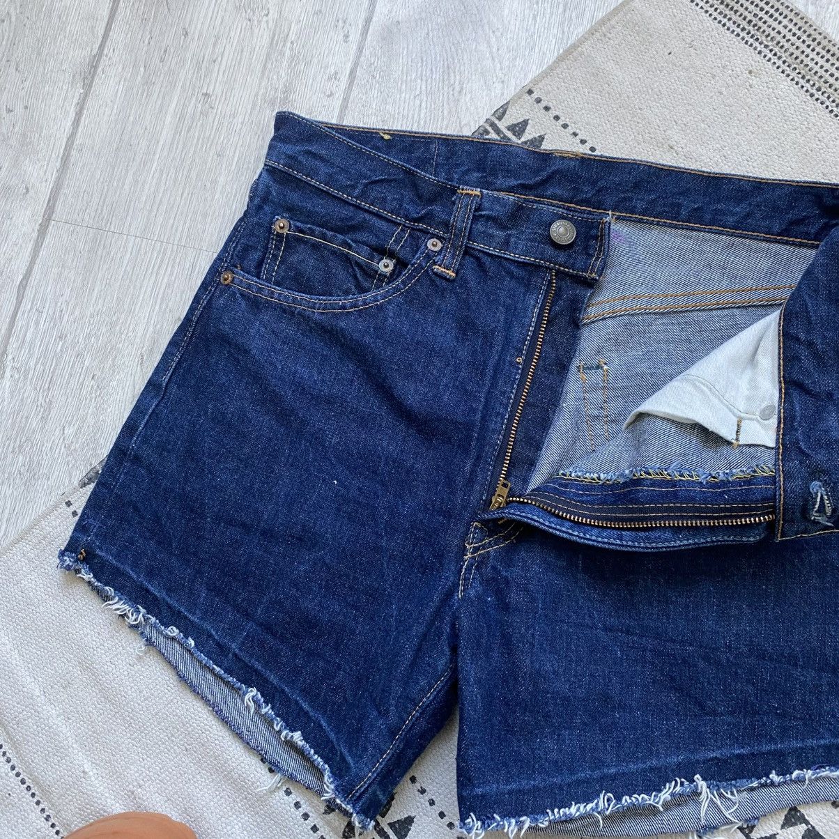 Levi's Vintage Clothing Rare Big E Vintage 60-70s Levis denim shorts low Size US 29 - 6 Thumbnail