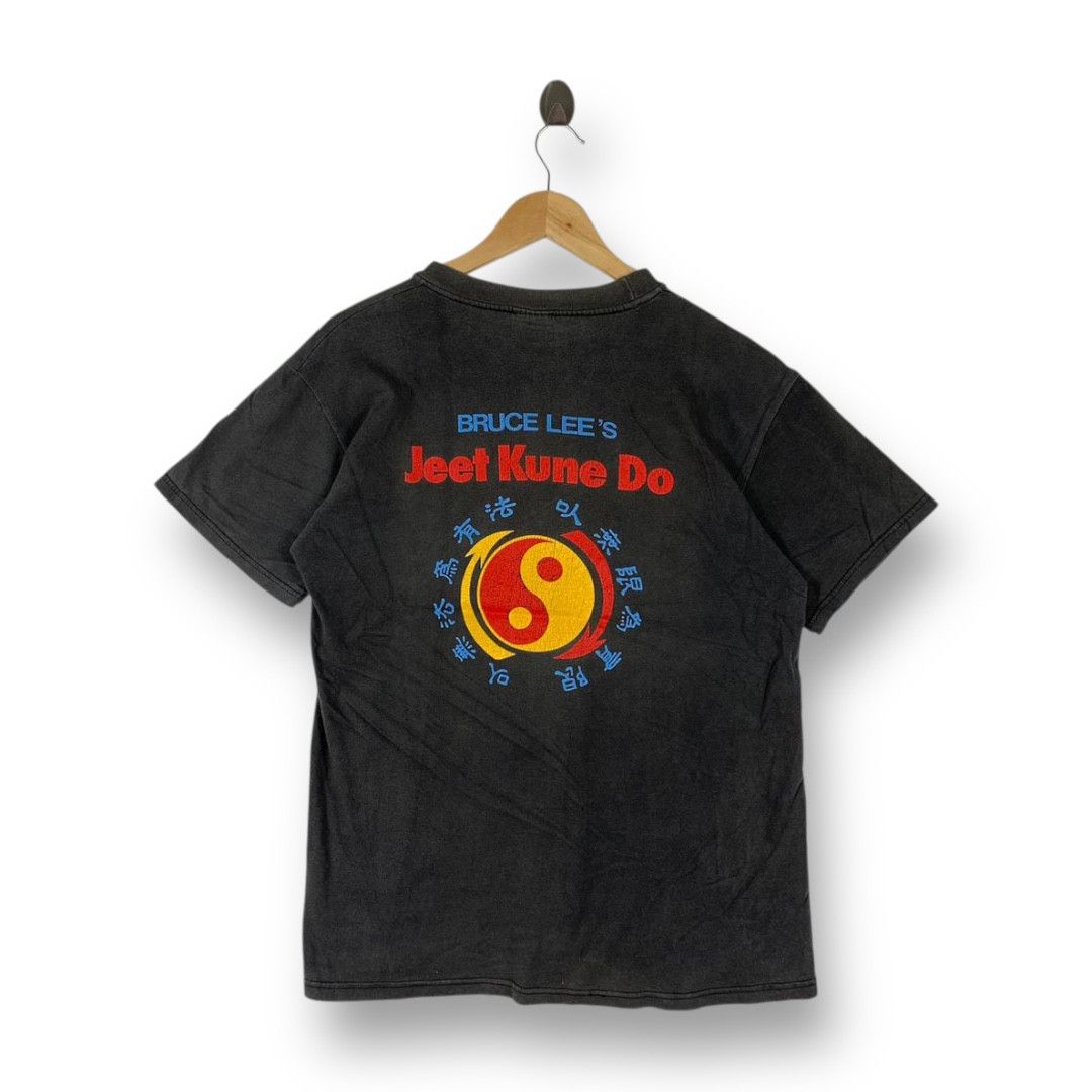 Hanes Vintage 90s Bruce Lee Jeet Kune Do Tee Size US M / EU 48-50 / 2 - 1 Thumbnail