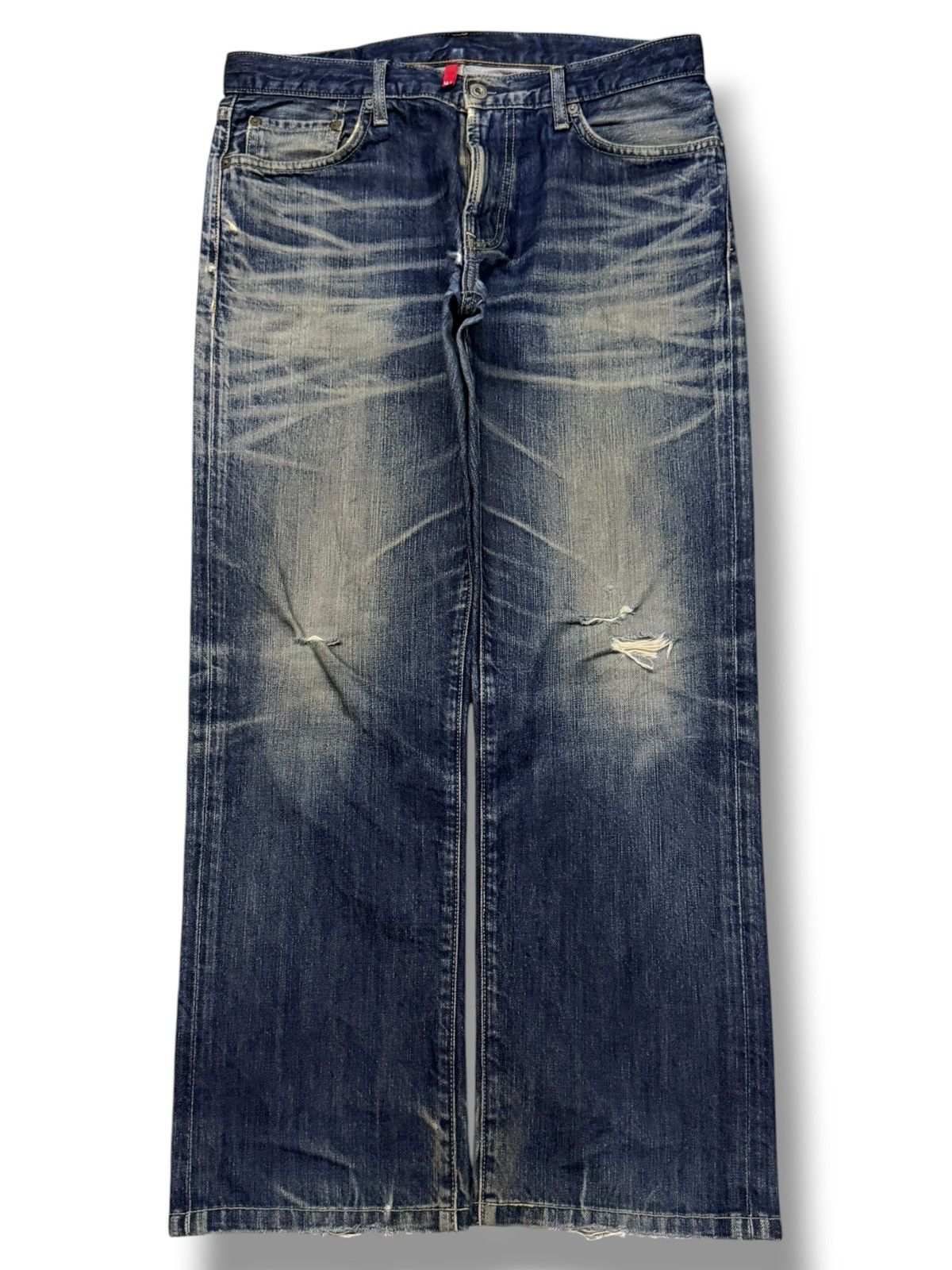 Uniqlo Vintage Uniqlo UJ S-002 Japan Denim Jeans | W34 Size US 34 / EU 50 - 2 Thumbnail