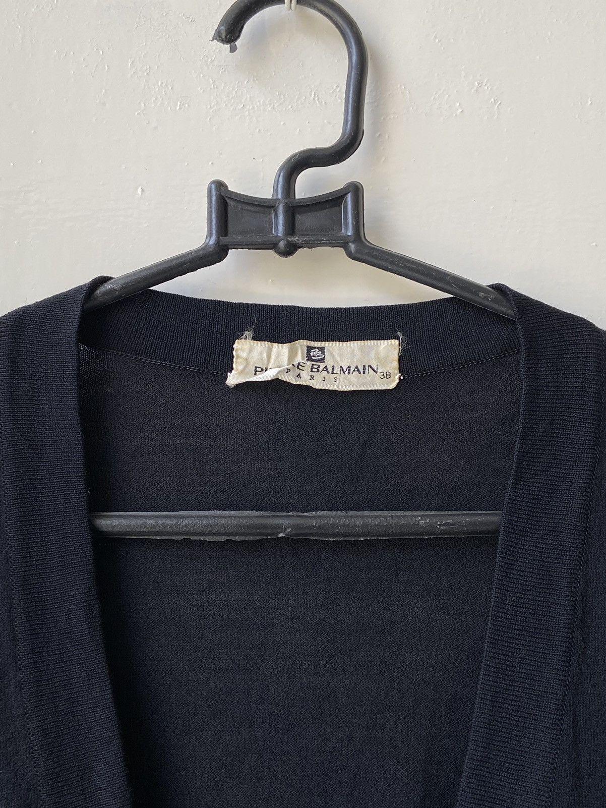 Pierre Balmain PIERRE BALMAIN Black Cardigan Size US S / EU 44-46 / 1 - 13 Thumbnail