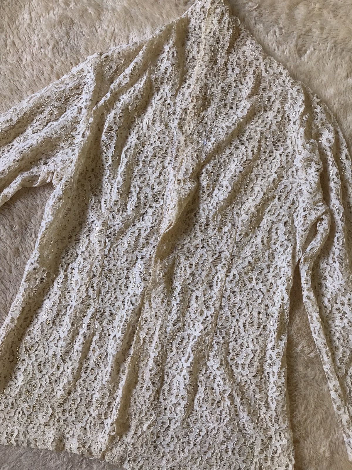 Designer × Japanese Brand × Vintage Vintage Rare Gold Long Sleeve Bodysuit Sexy Size M / US 6-8 / IT 42-44 - 3 Thumbnail