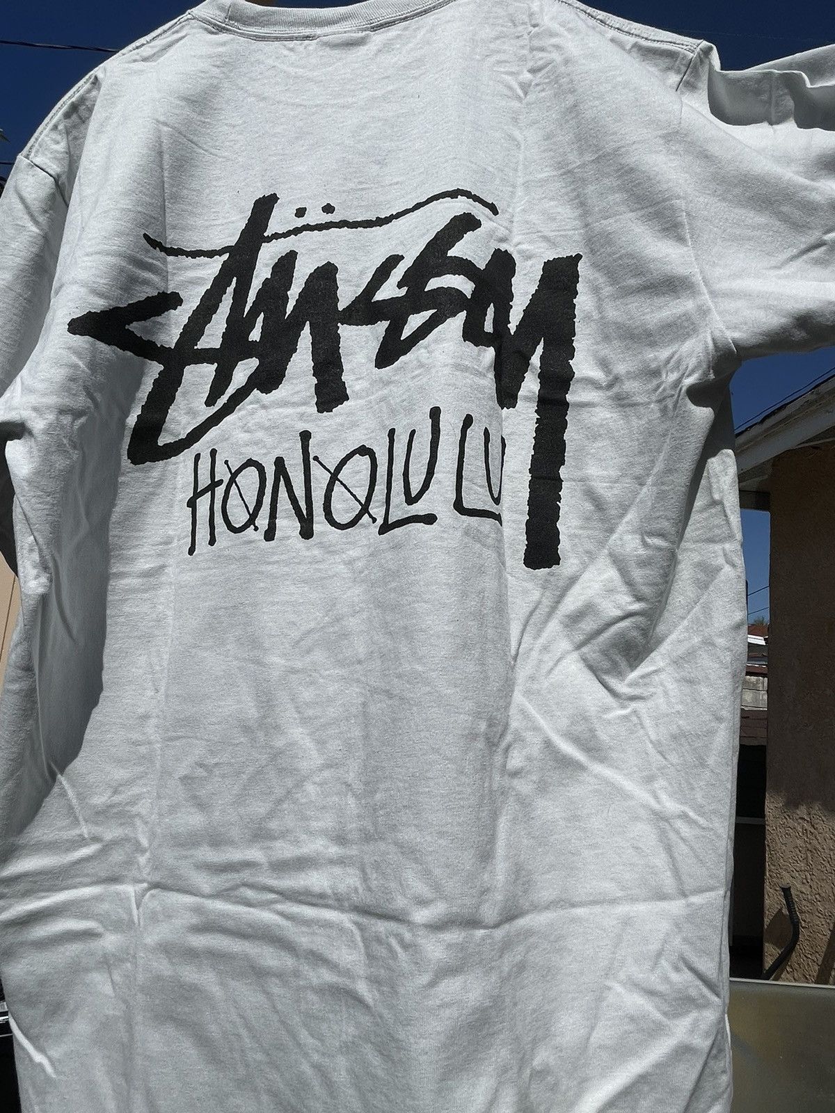 STUSSY STOCK HONOLULU TEE M ホワイト NWT Stussy Chapter Tee T-Shirt Honolulu Size Large - White