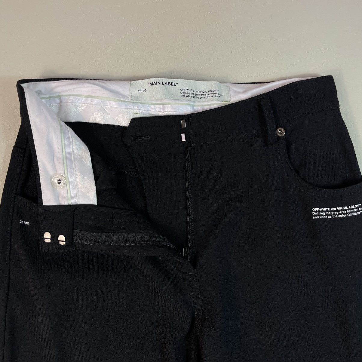 Off-White Off-White - Cropped Trouser Size 26" / US 2 / IT 38 - 5 Thumbnail