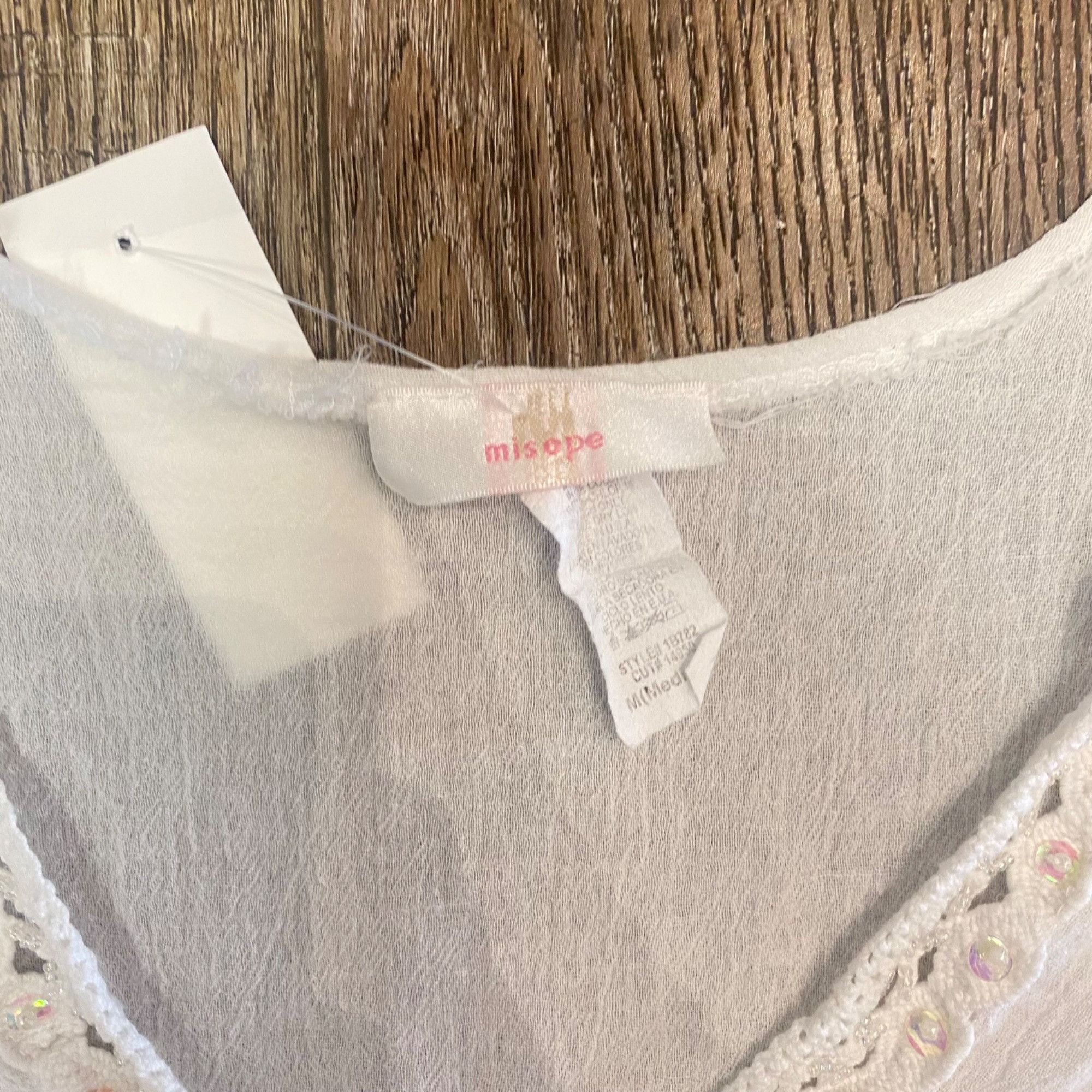 Vintage M | Vintage Misope Sequin top Size M / US 6-8 / IT 42-44 - 6 Thumbnail