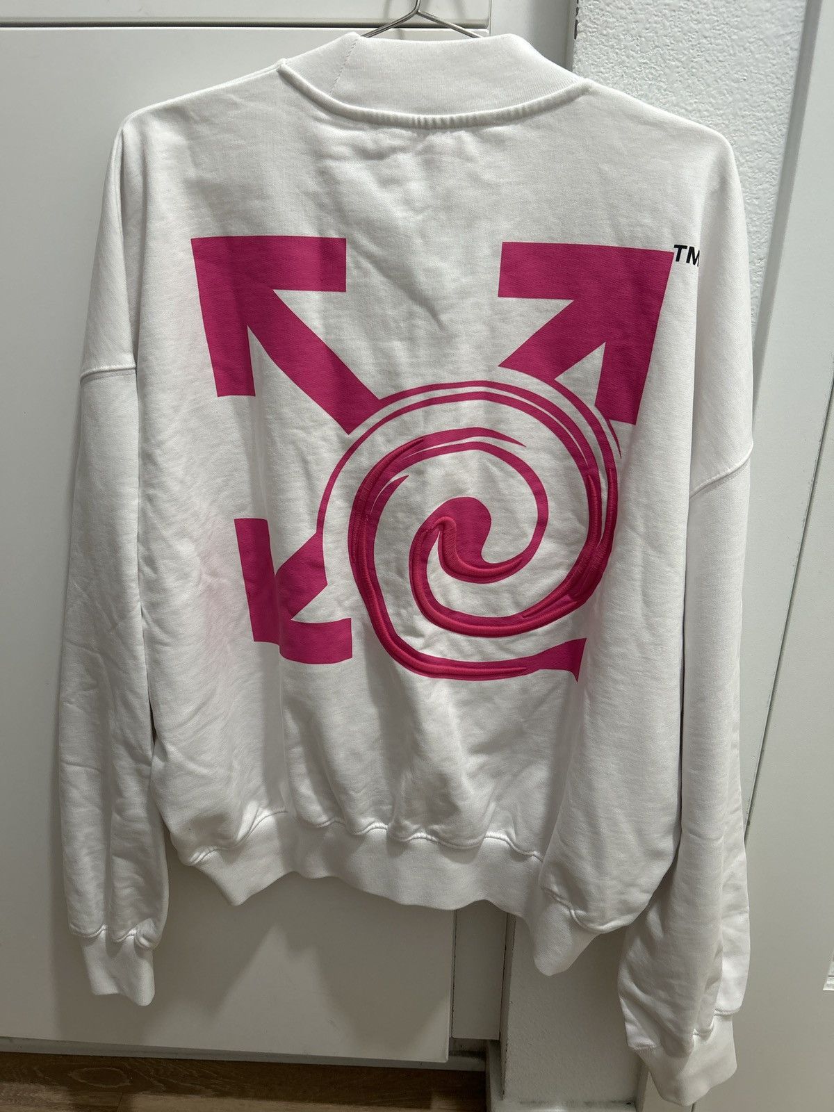 Off-White Off-White Exactly The Opposite Arrow Crewneck! Size US M / EU 48-50 / 2 - 1 Thumbnail