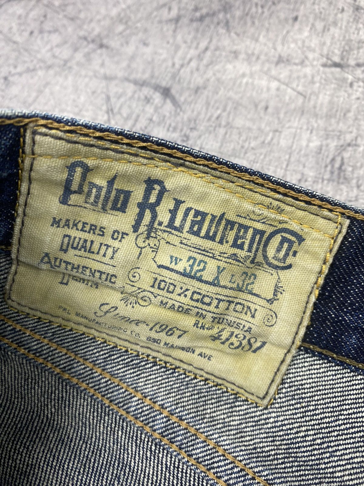 Polo Ralph Lauren × Vintage Vintage Polo Ralph Lauren Denim Jeans Size 32x32 Size US 32 / EU 48 - 12 Thumbnail