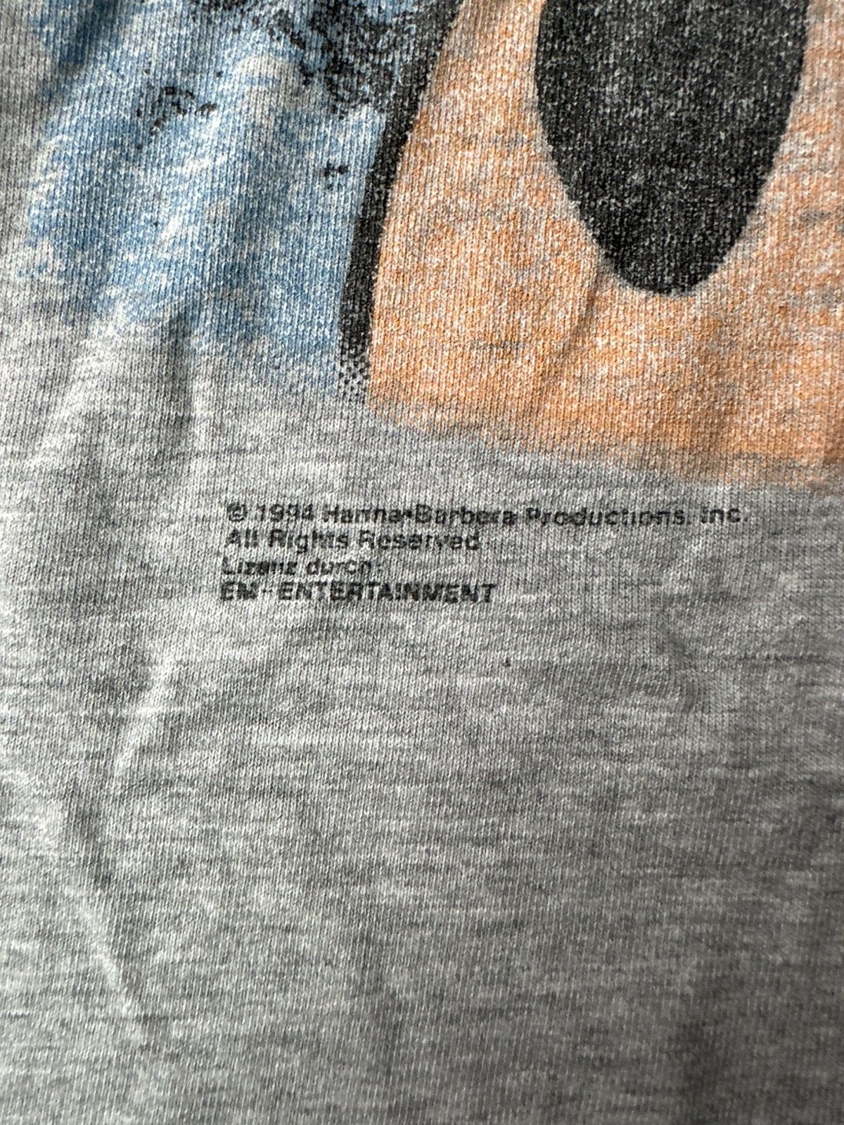 Vintage The Flintstones 1994 T-shirt • Hanna-Barbera • Vintage Gray Size US M / EU 48-50 / 2 - 5 Thumbnail