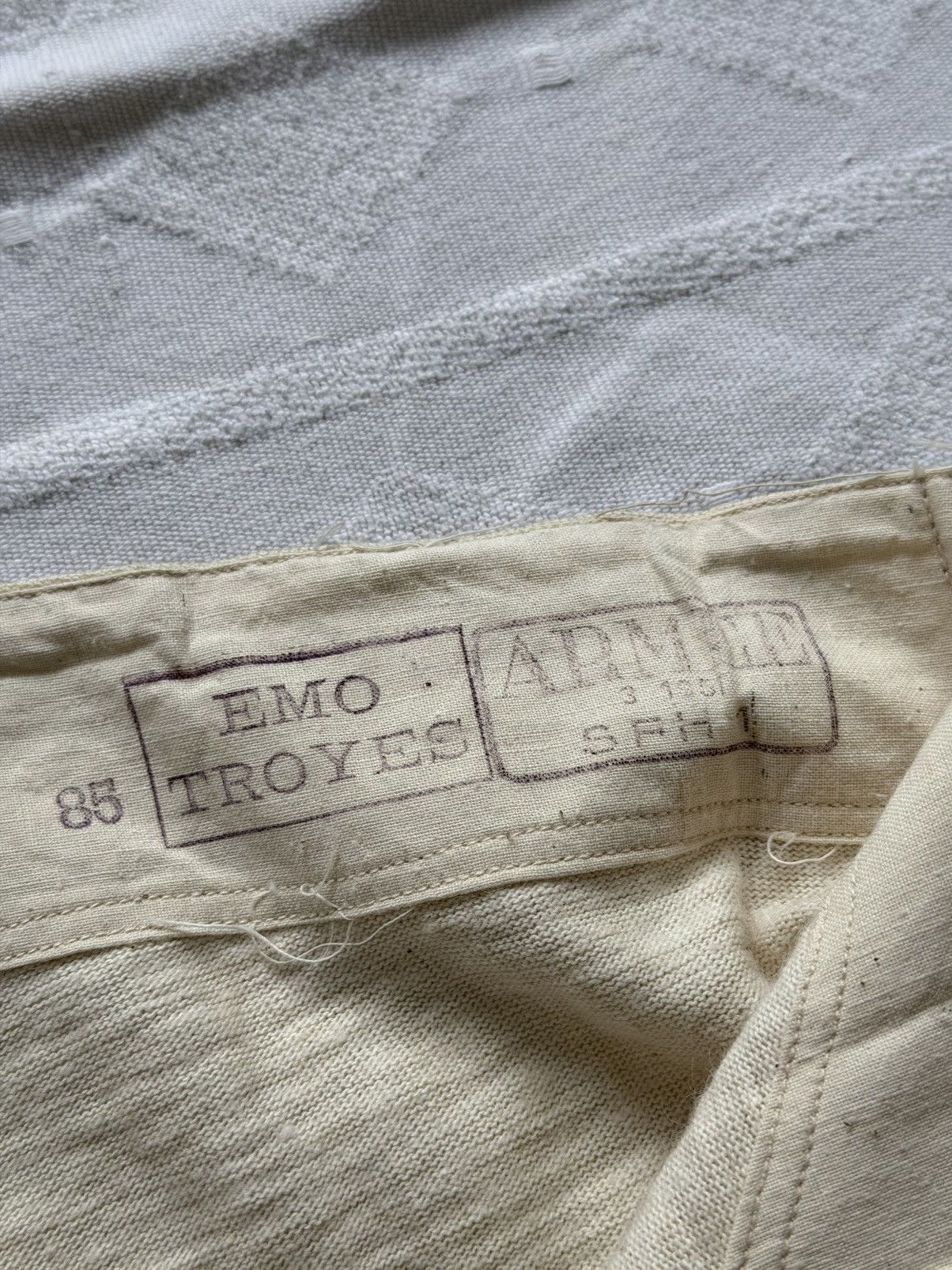 Vintage Vintage 1951 Dated French Military Underwear Thermal Pants Size US 32 / EU 48 - 8 Thumbnail