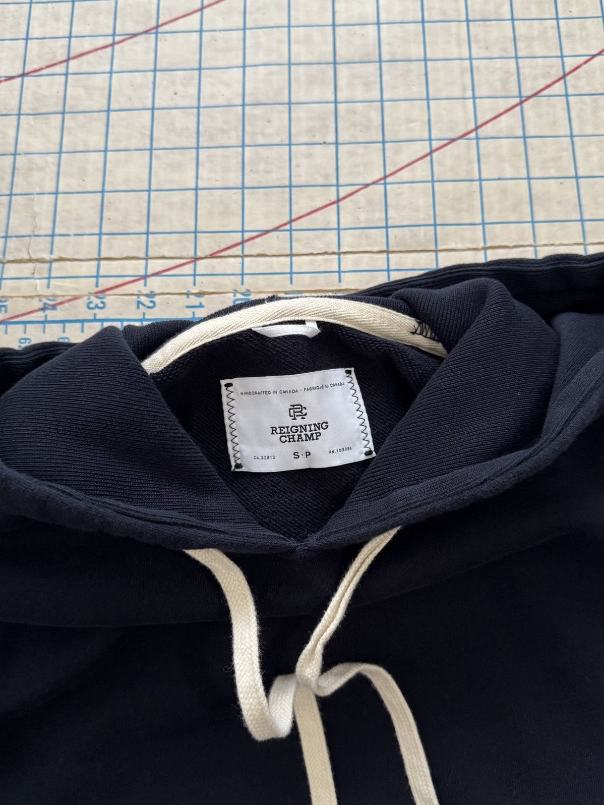Reigning Champ Reigning Champ Midweight Pull Over Hoodie Small Dark Navy Size US S / EU 44-46 / 1 - 6 Thumbnail