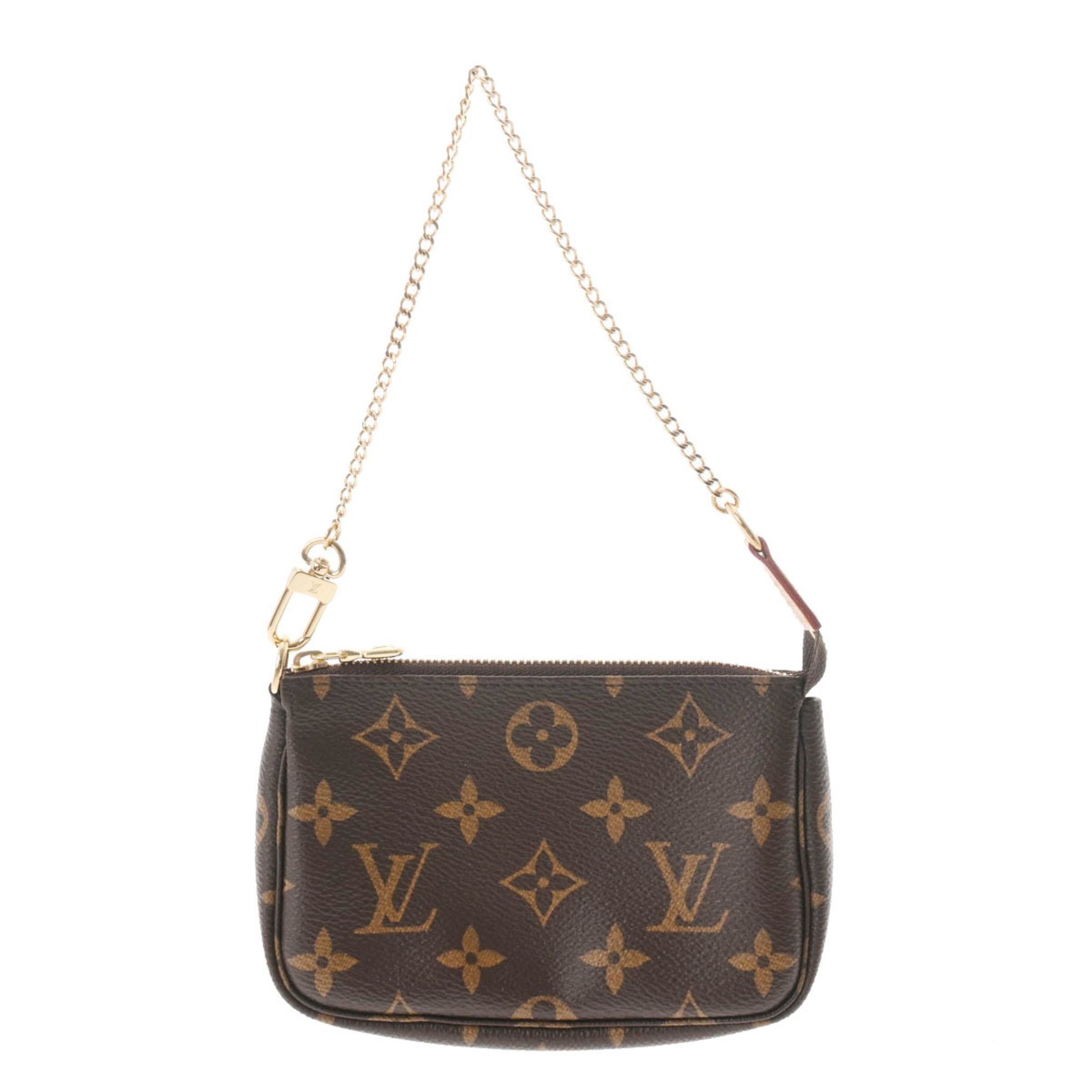 Auth Louis Vuitton Epi Pochette Accessoires M52982 Women's Pouch Noir