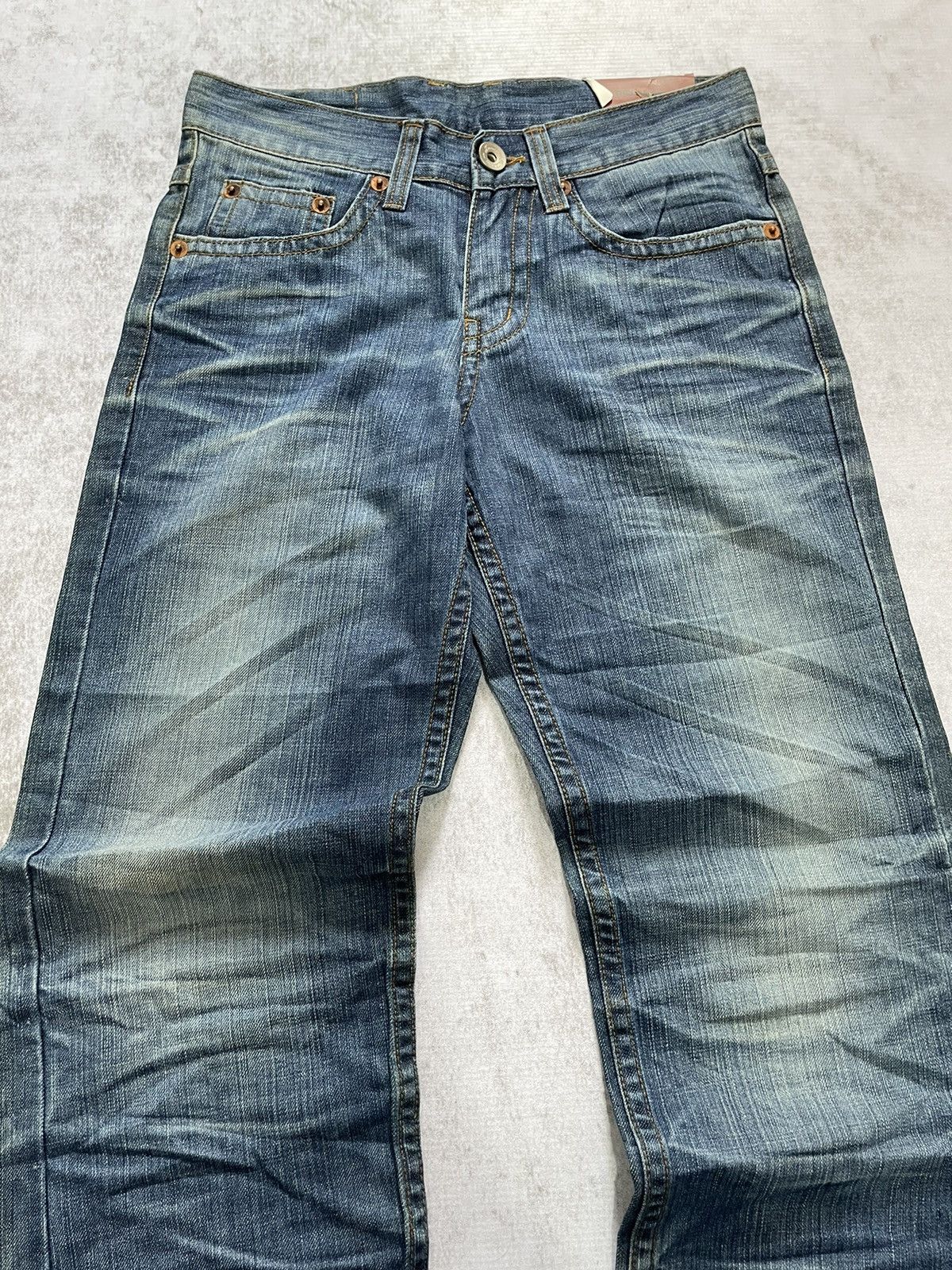 Hysteric Glamour × If Six Was Nine × Le Grande Bleu (L.G.B.) 2000s japan 3d acid wash denim pants y2k style Size US 29 - 4 Thumbnail