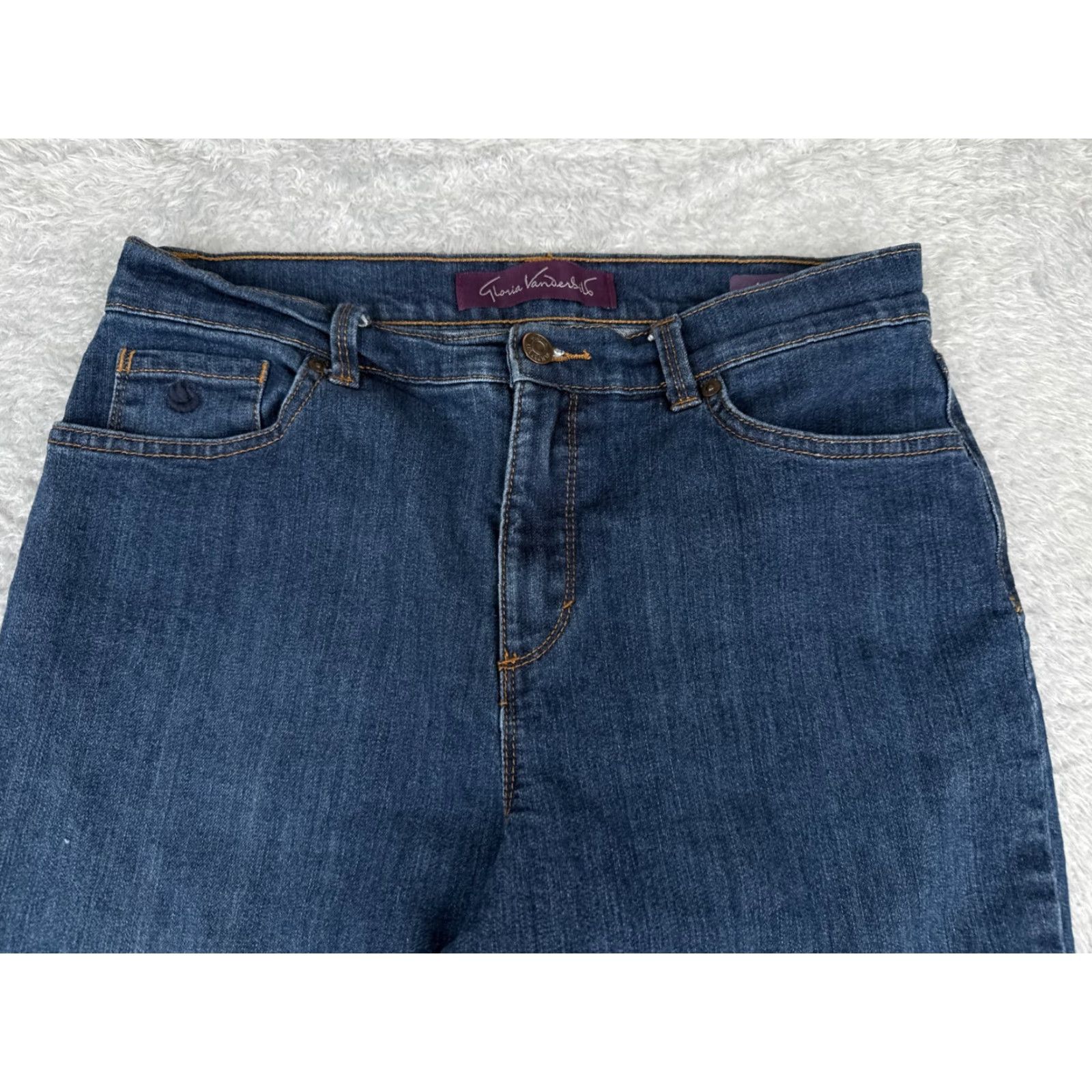 Gloria Vanderbilt Gloria Vanderbilt Jeans Women 8 Blue Denim Straight Mid Rise Cotton Amanda 30x30 Size 30" / US 8 / IT 44 - 4 Thumbnail