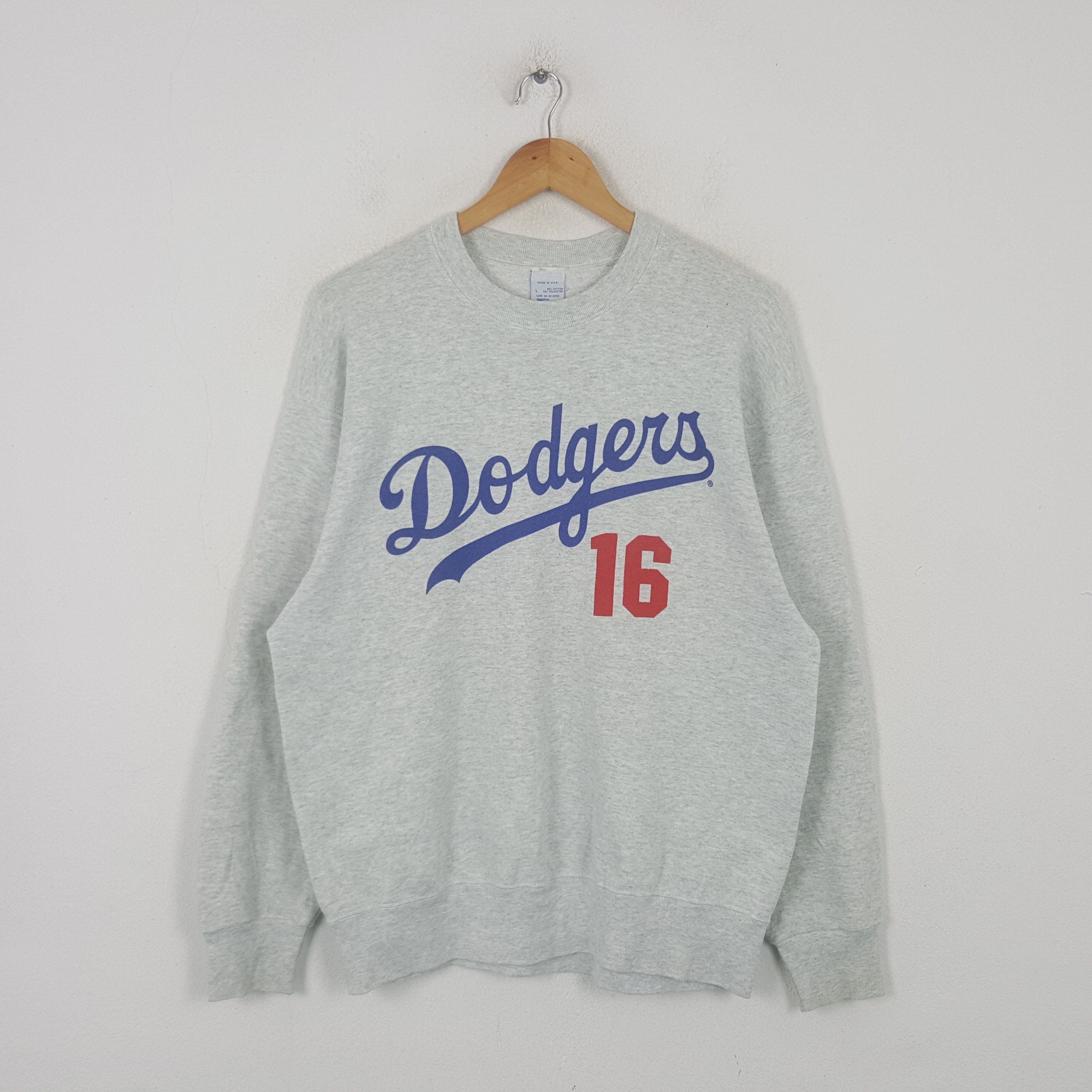 Salem Sportswear Vintage MLB Dodgers 16 Japanese Baseball Sweatshirt RR22 Size US L / EU 52-54 / 3 - 1 Thumbnail