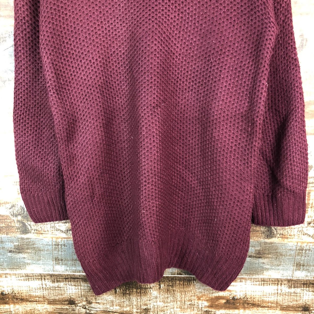 GU × Homespun Knitwear GU Maroon Knitwear #A2225 Size M / US 6-8 / IT 42-44 - 6 Thumbnail