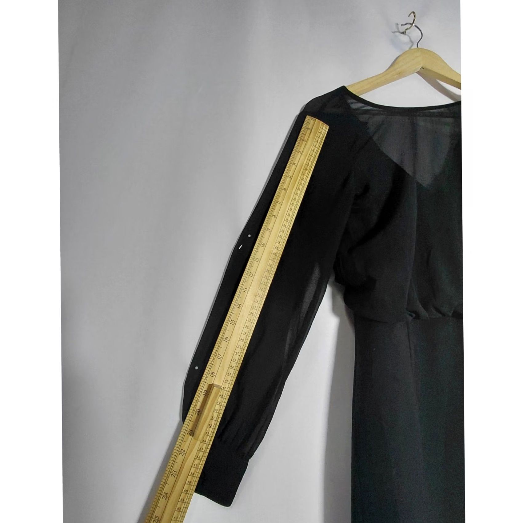 Dress the Population Dress The Population Black Knit Dress Knee Length Long Sleeve Women Size S Size S / US 4 / IT 40 - 7 Thumbnail