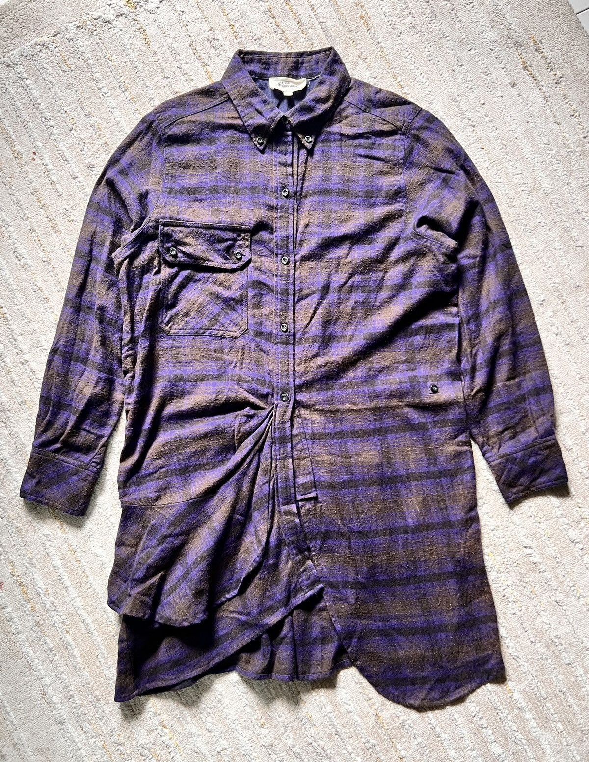 Isabel Marant × Isabel Marant Etoile Isabel Marant Etoile Checked Cotton Long Dress Shirt Size S / US 4 / IT 40 - 1 Thumbnail