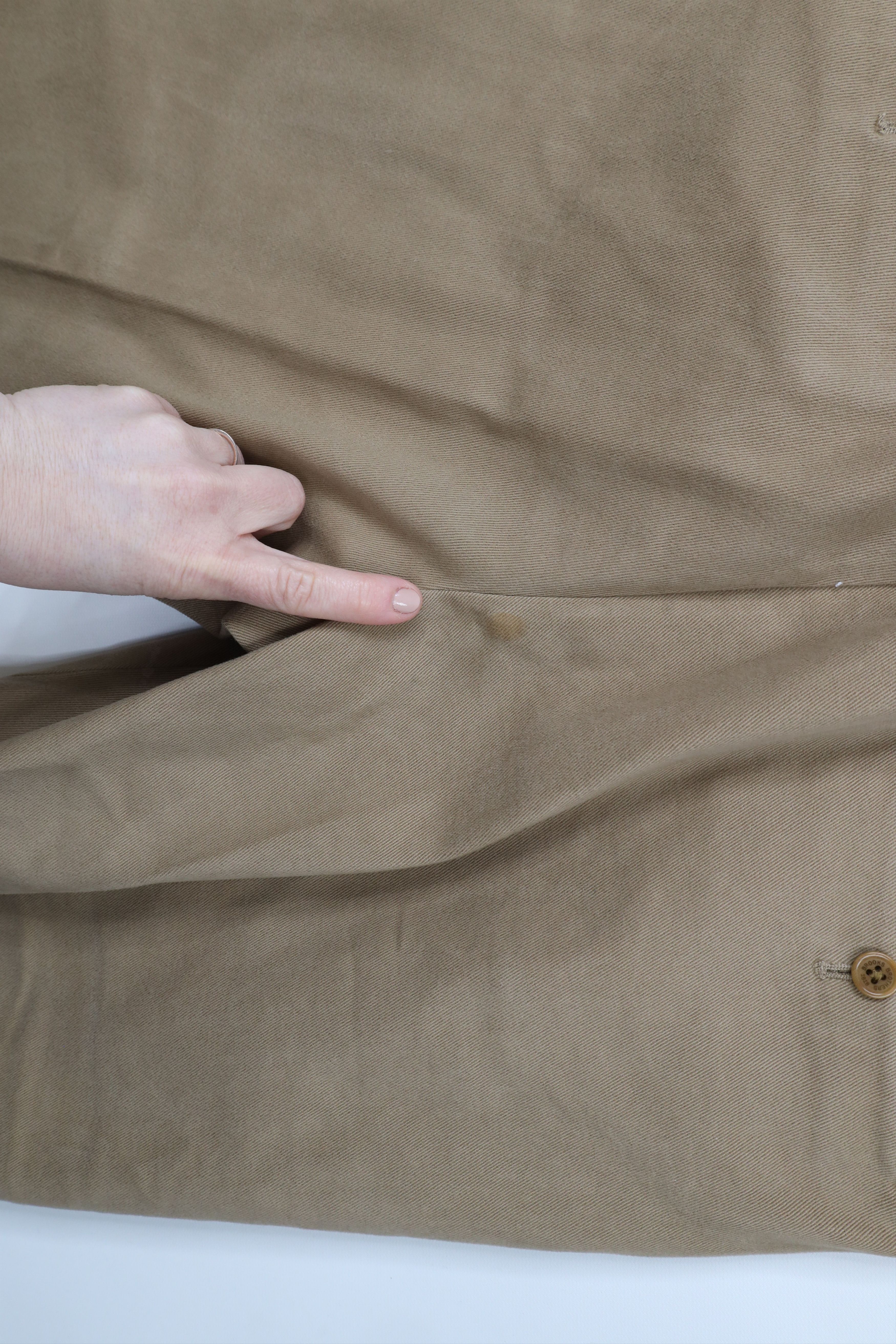 Brooks Brothers × Vintage Vintage Brooks Brothers Clark Stretch Chino Pants Beige Size US 32 / EU 48 - 14 Thumbnail